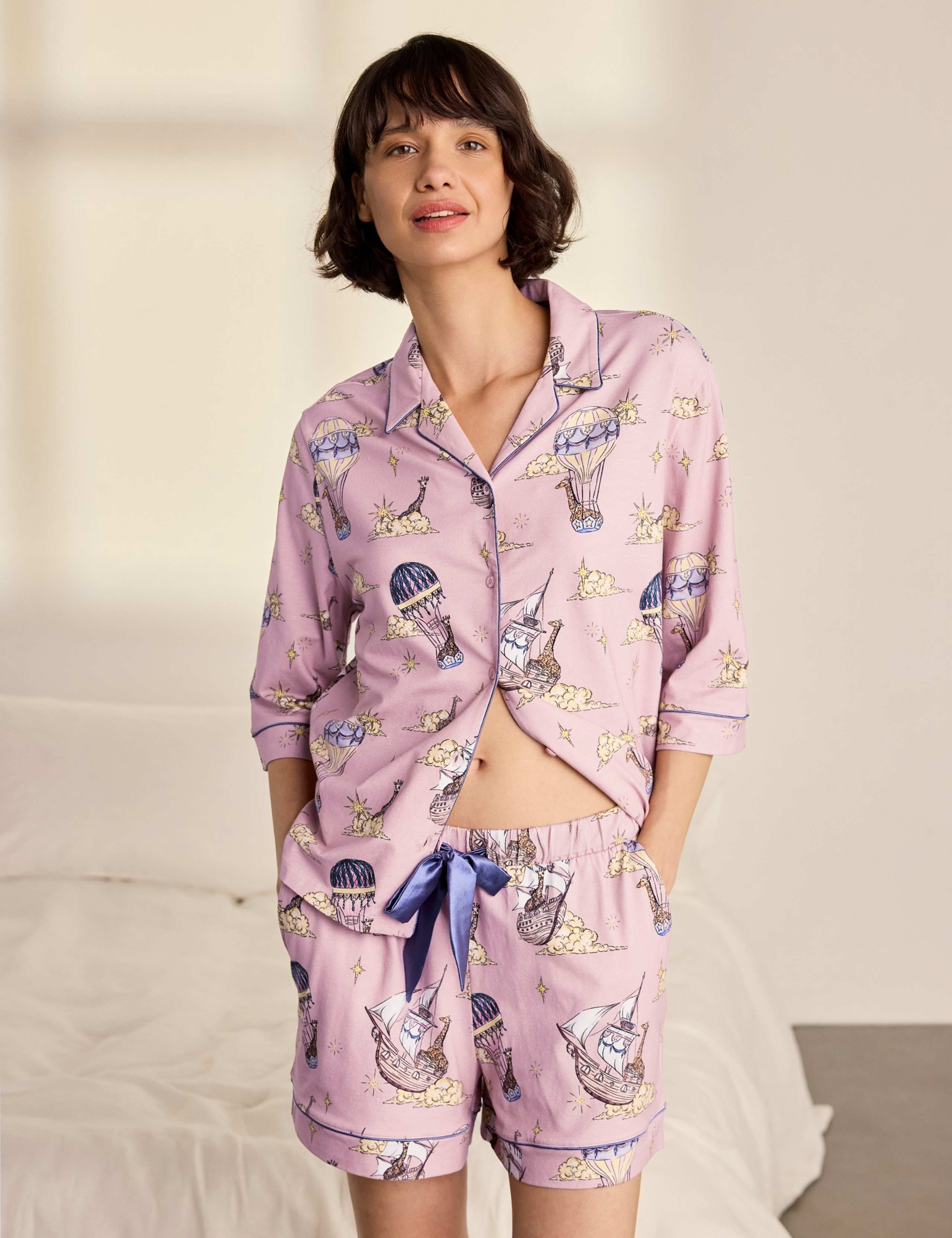 Cotton Short Sleeve Pyjama Set 5 of 6