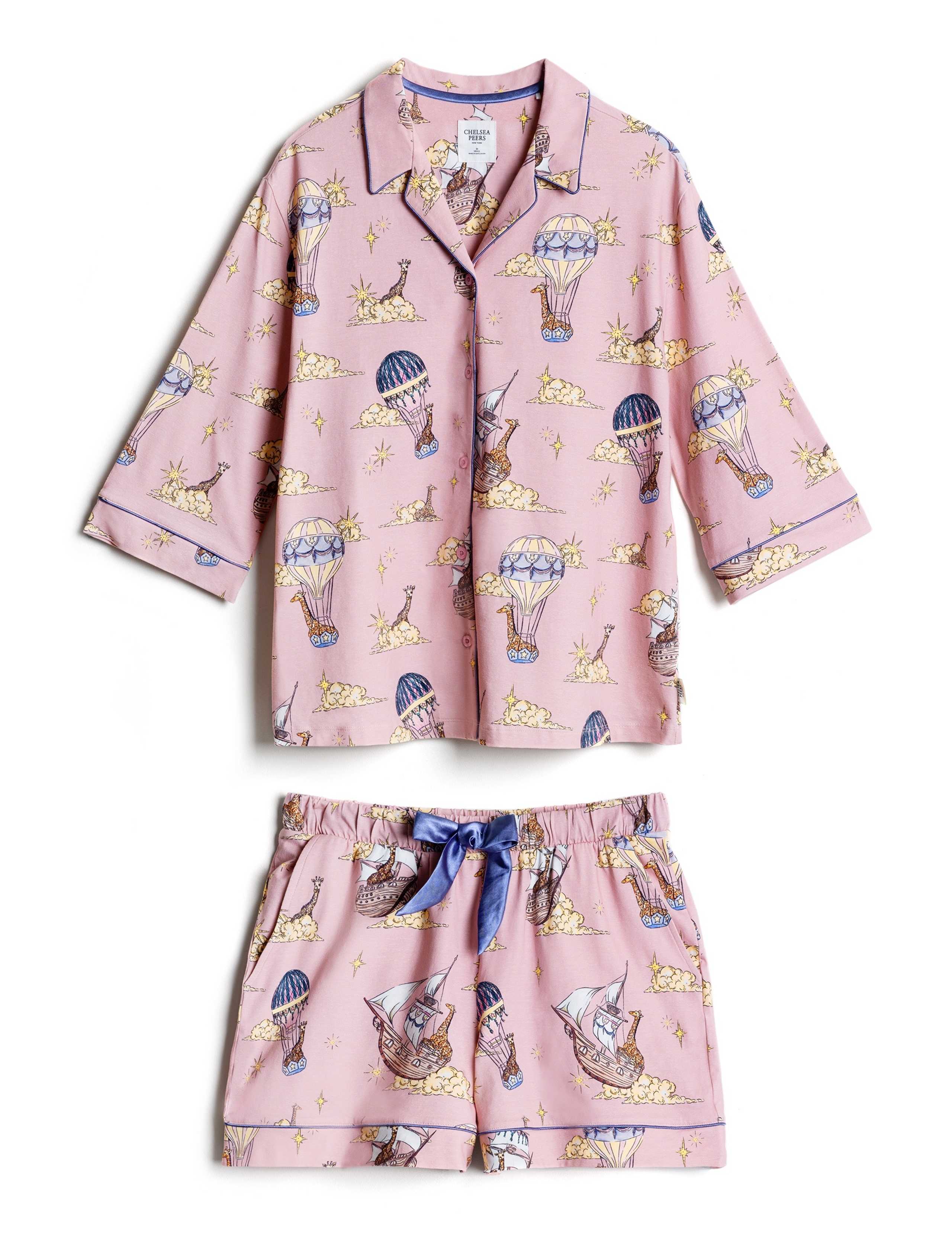 Cotton Short Sleeve Pyjama Set 2 of 6