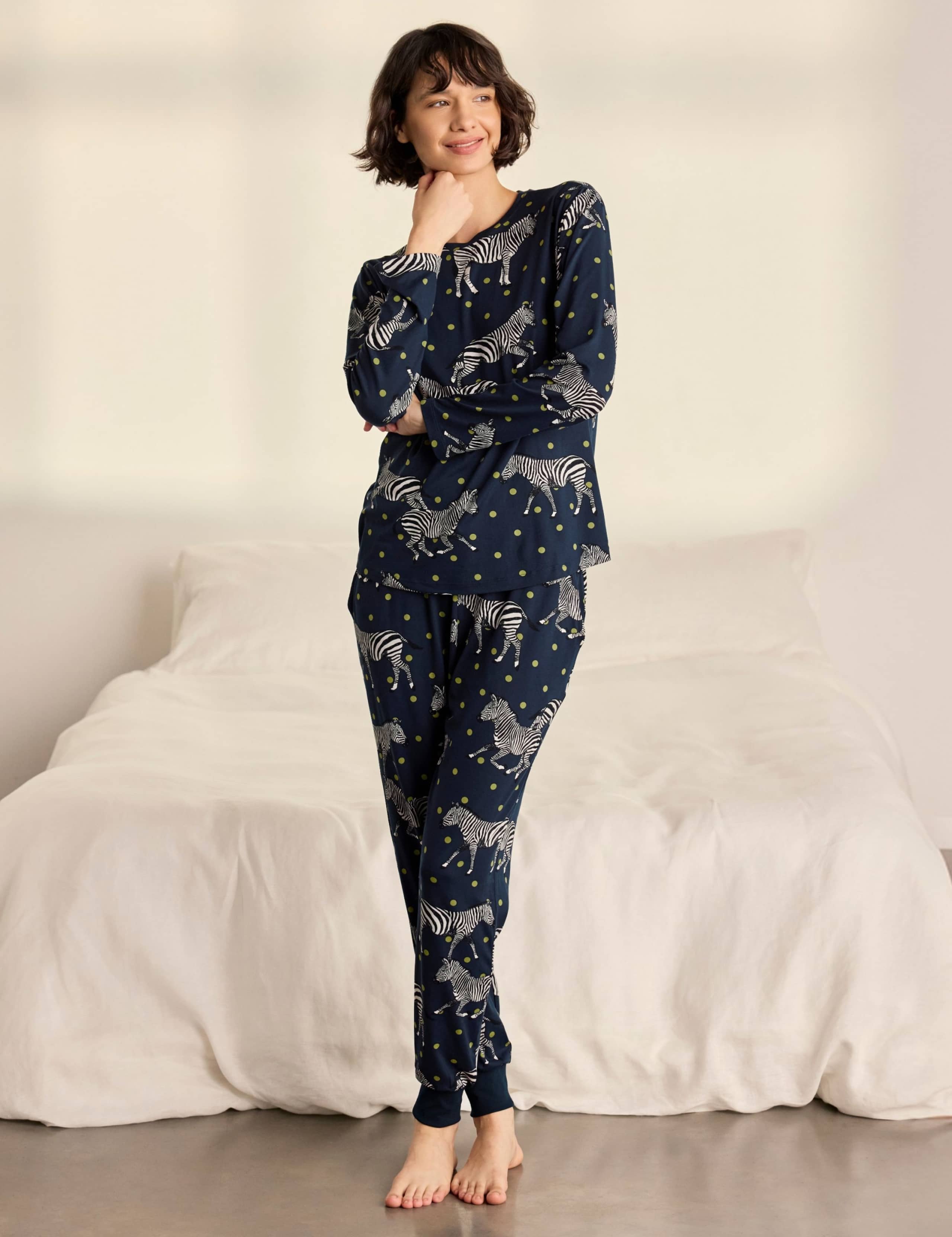Spot Zebra Print Long Pyjama Set 2 of 6