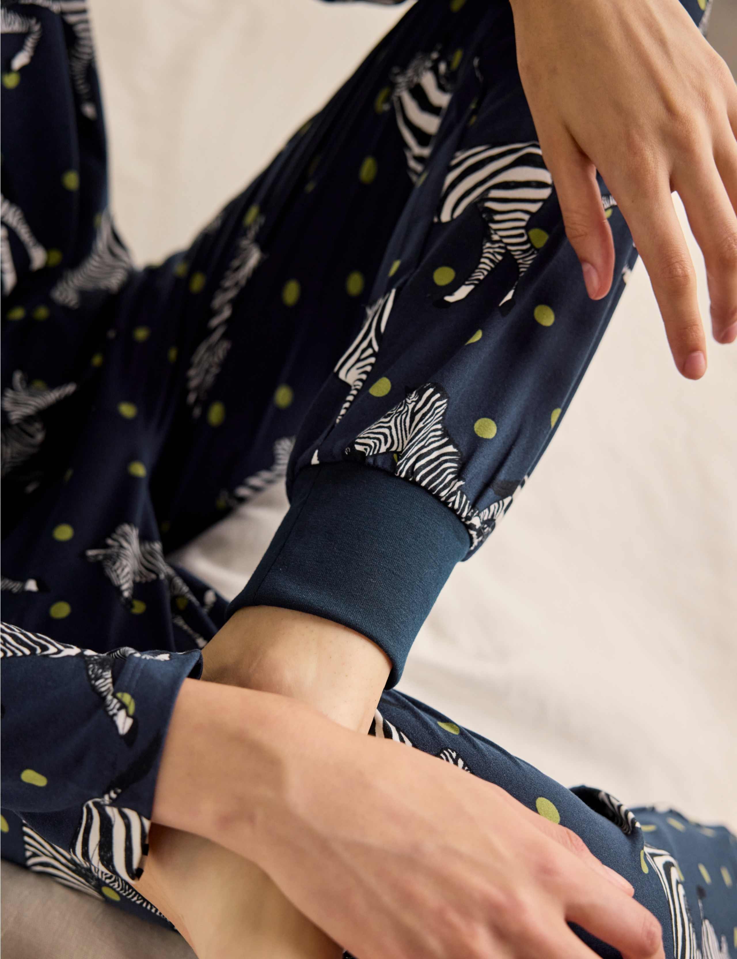 Spot Zebra Print Long Pyjama Set 6 of 6