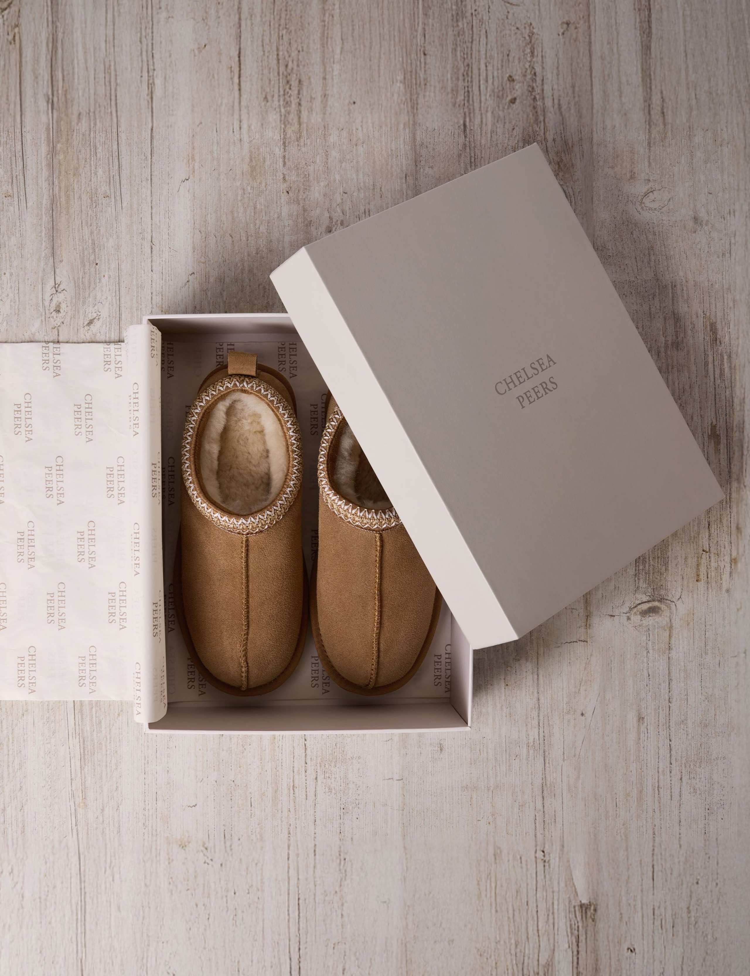 Suede Sheepskin Slipper Boots 1 of 5