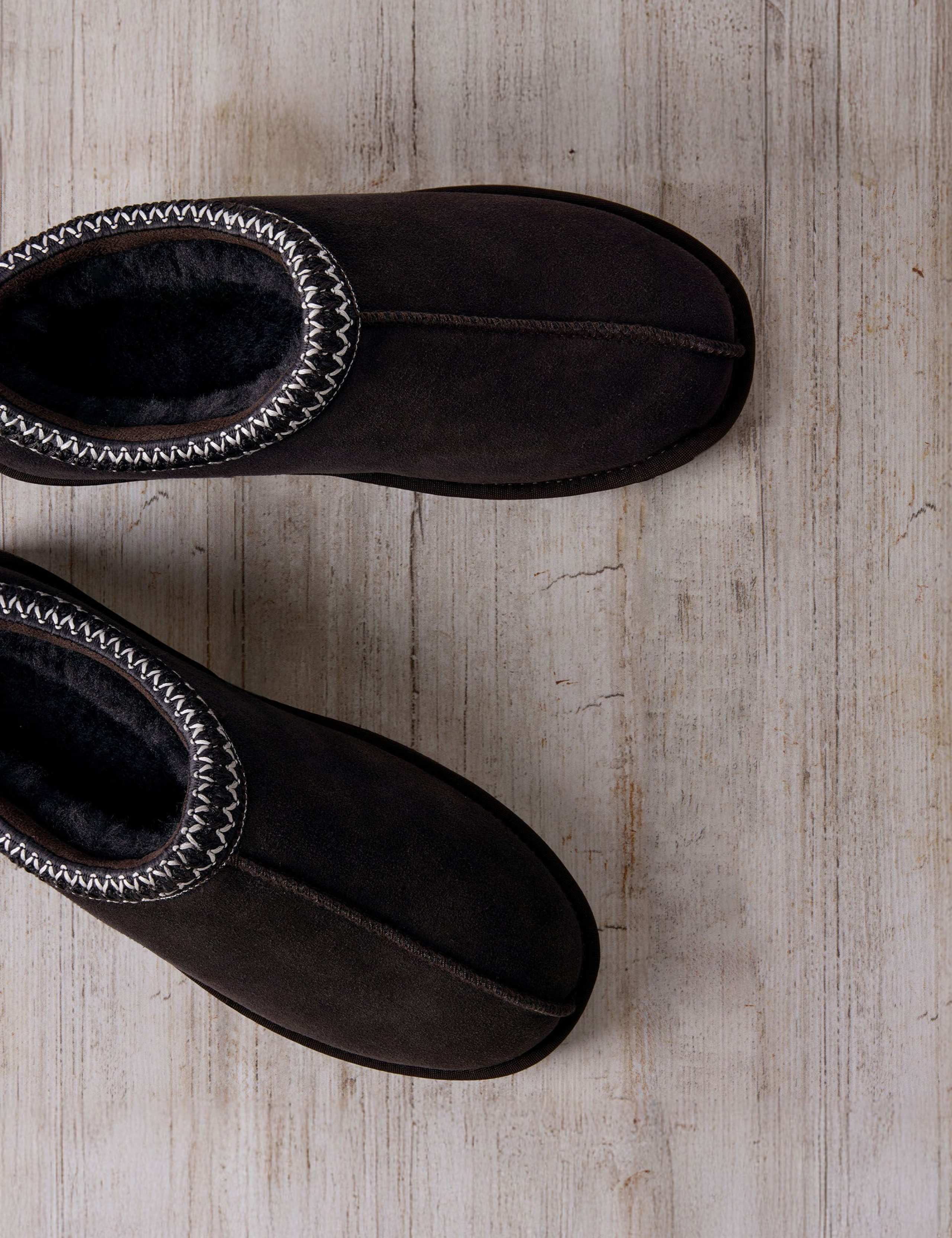 Shearling Suede Slipper Boots 2 of 5