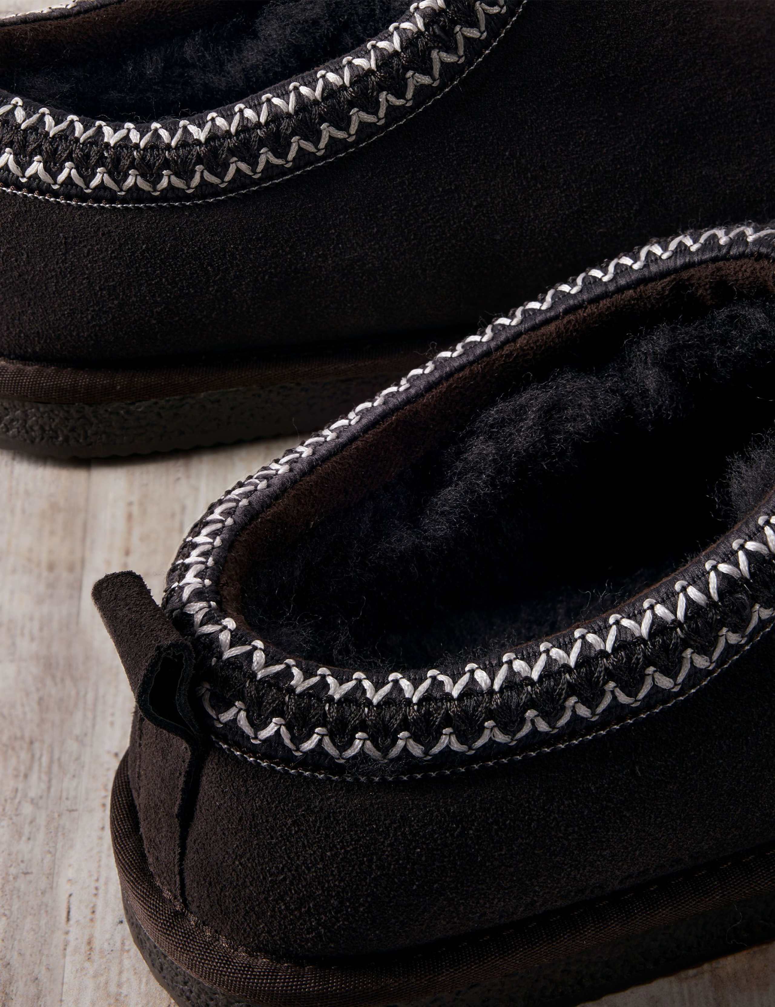 Suede Sheepskin Slipper Boots 3 of 5