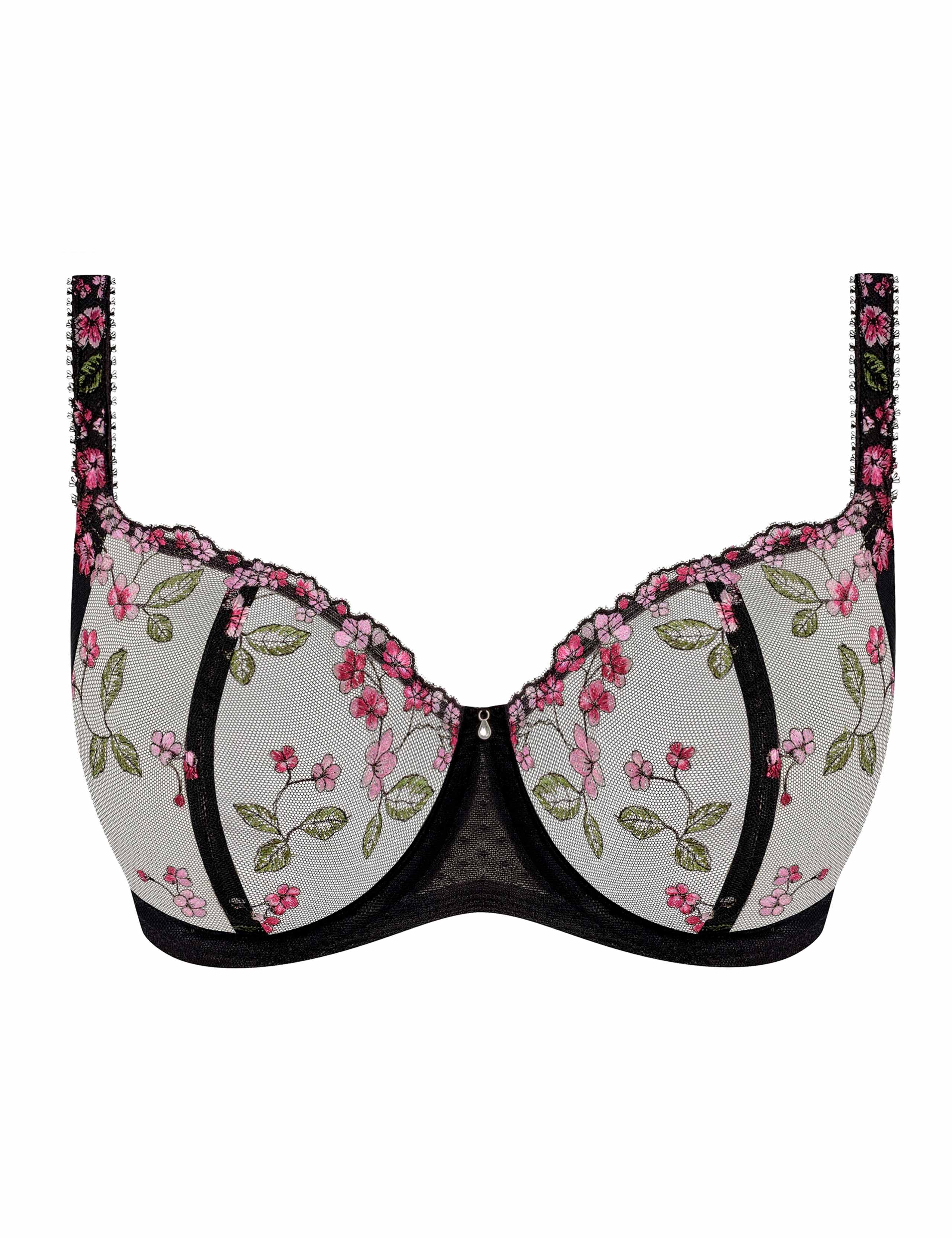 Eliyse Floral Wired Balconette Bra D-G 2 of 4
