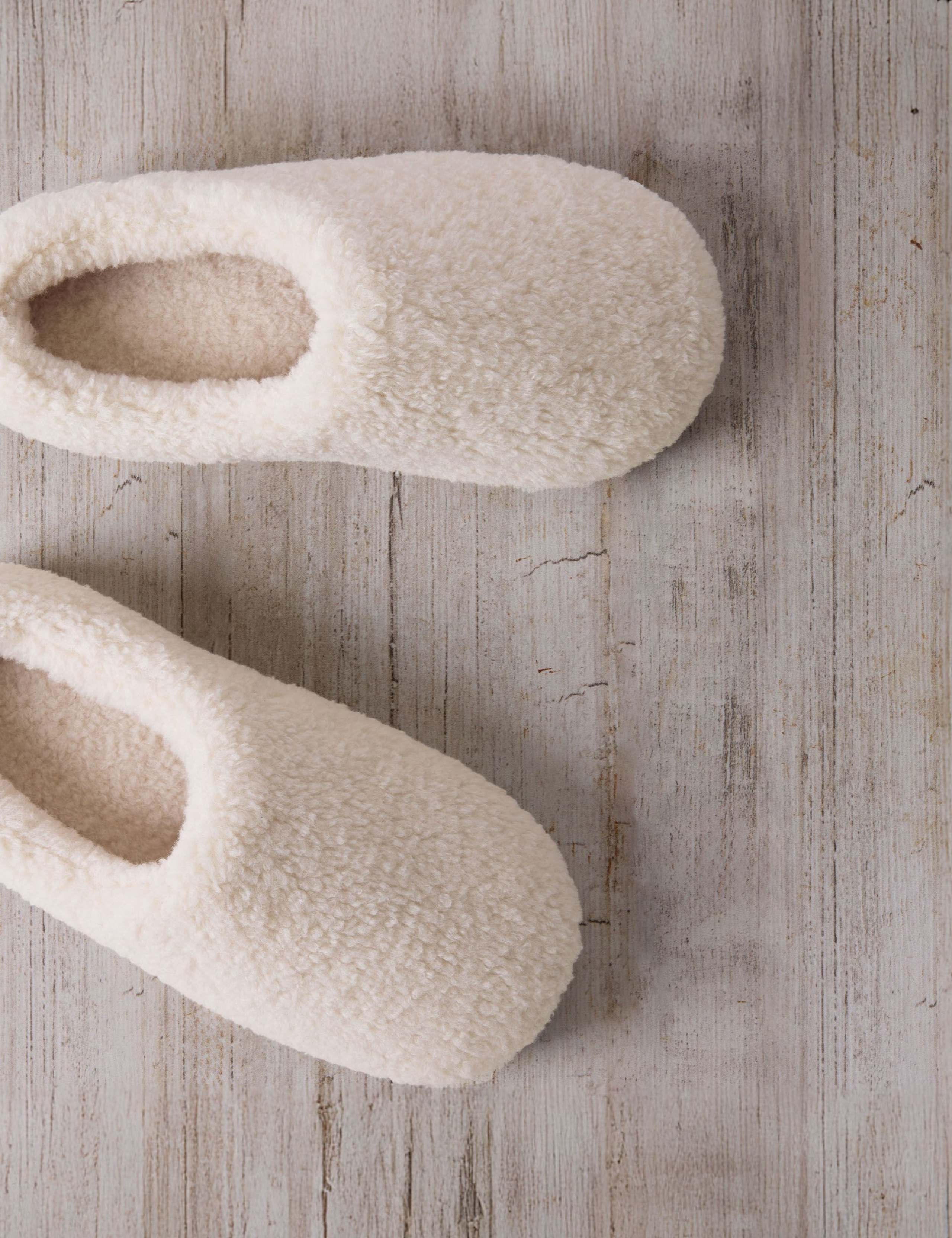 Faux Sheepskin Borg Mule Slippers 2 of 5