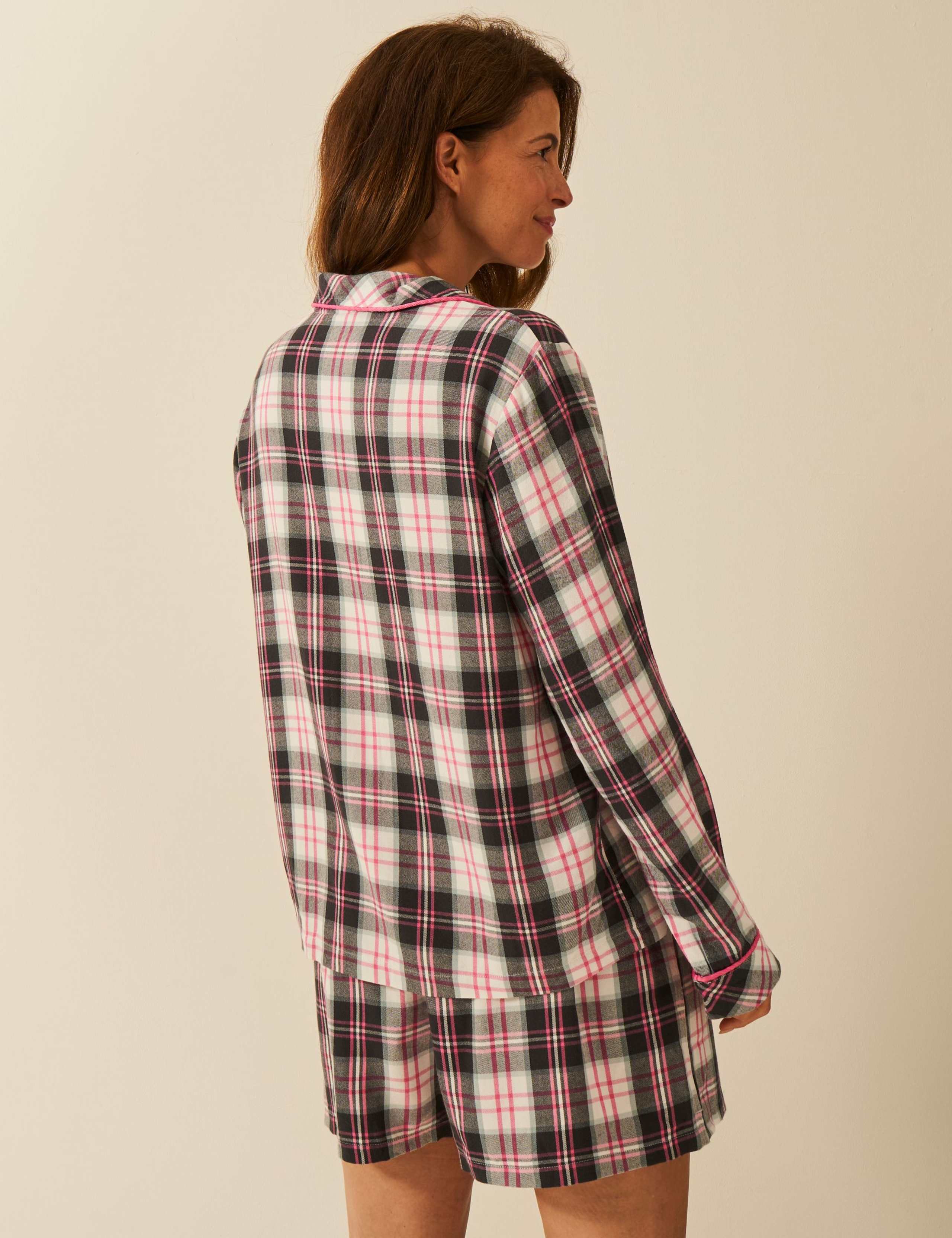Checked Pyjama Shorts 2 of 4