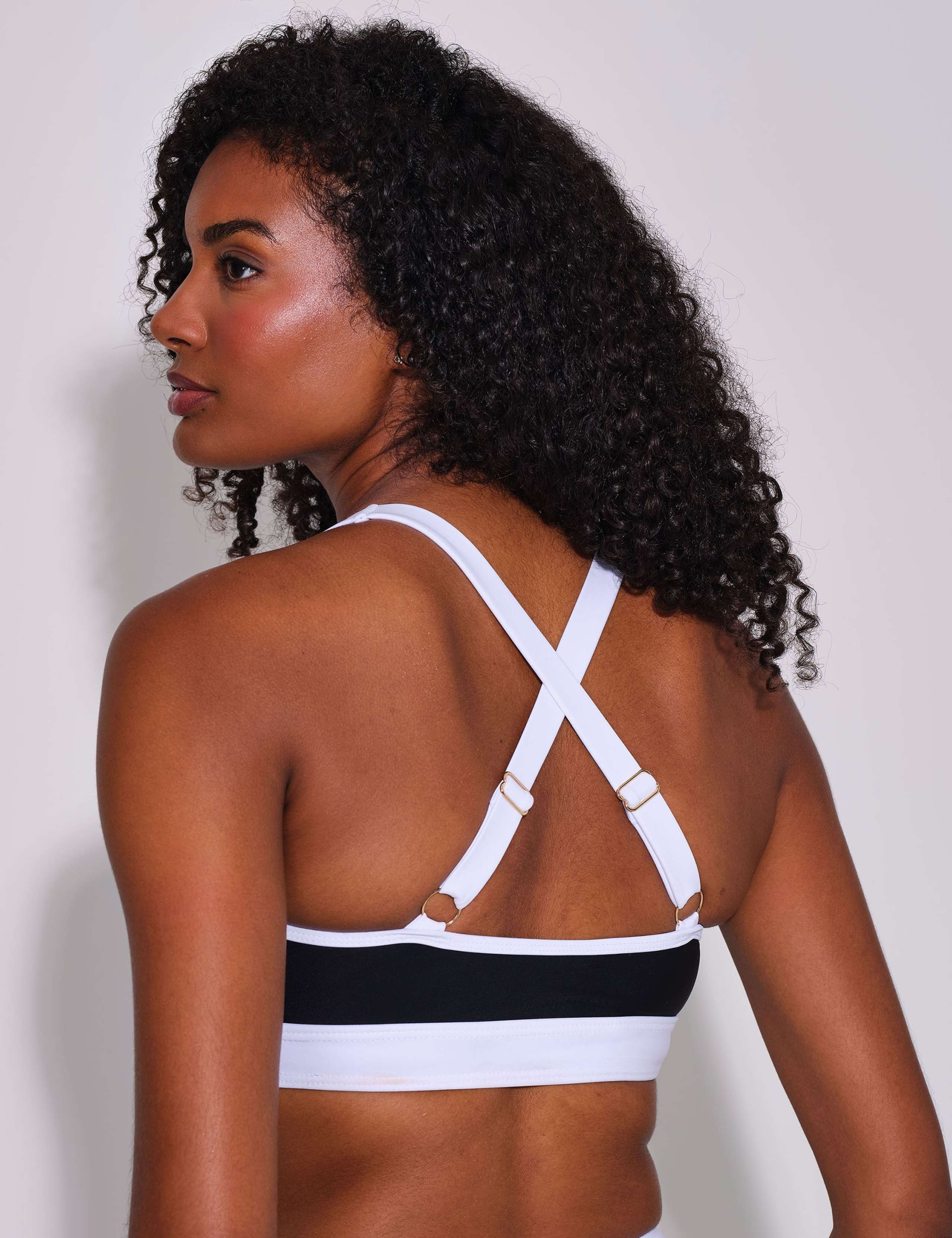 Contrast Binding Padded Plunge Bikini Top 4 of 4