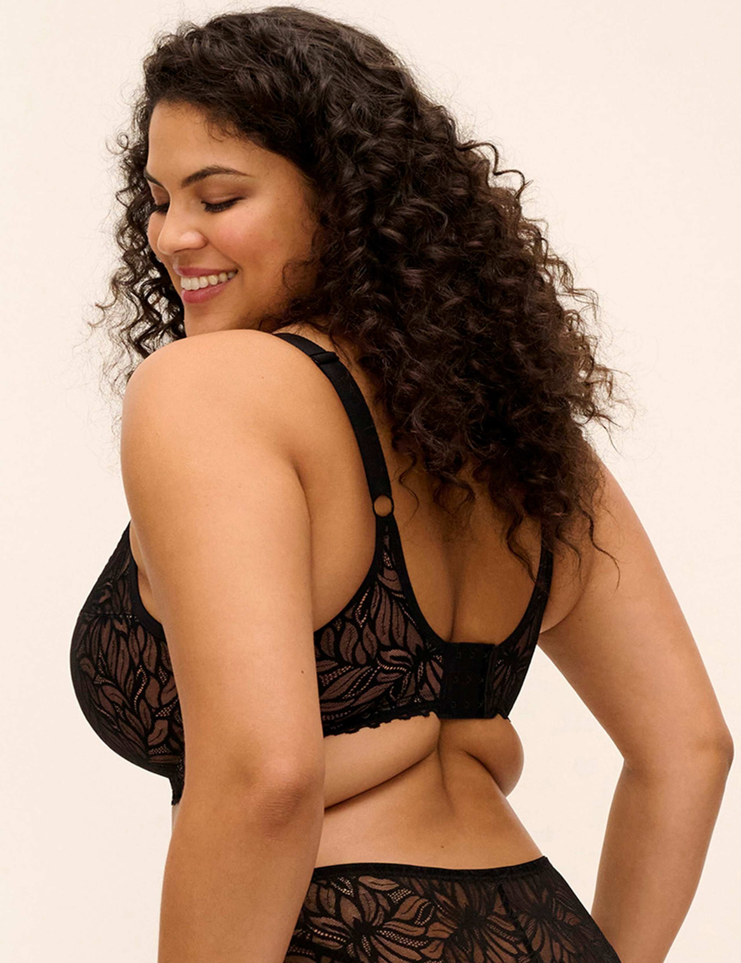 Carena Lace & Mesh Wired Balcony Bra (F-JJ) 3 of 5