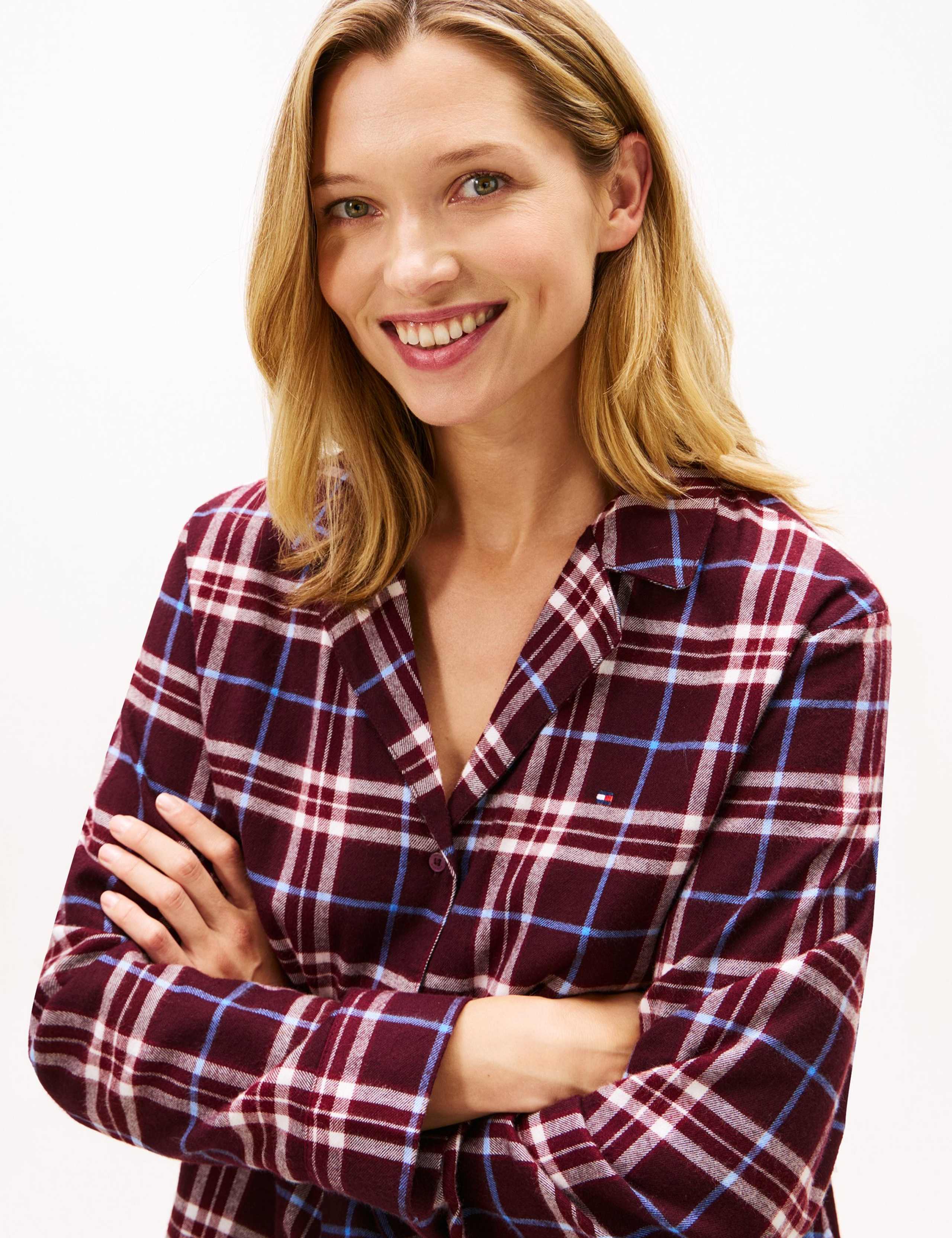 Essential Cotton Rich Checked Christmas Pyjama Set 5 of 6