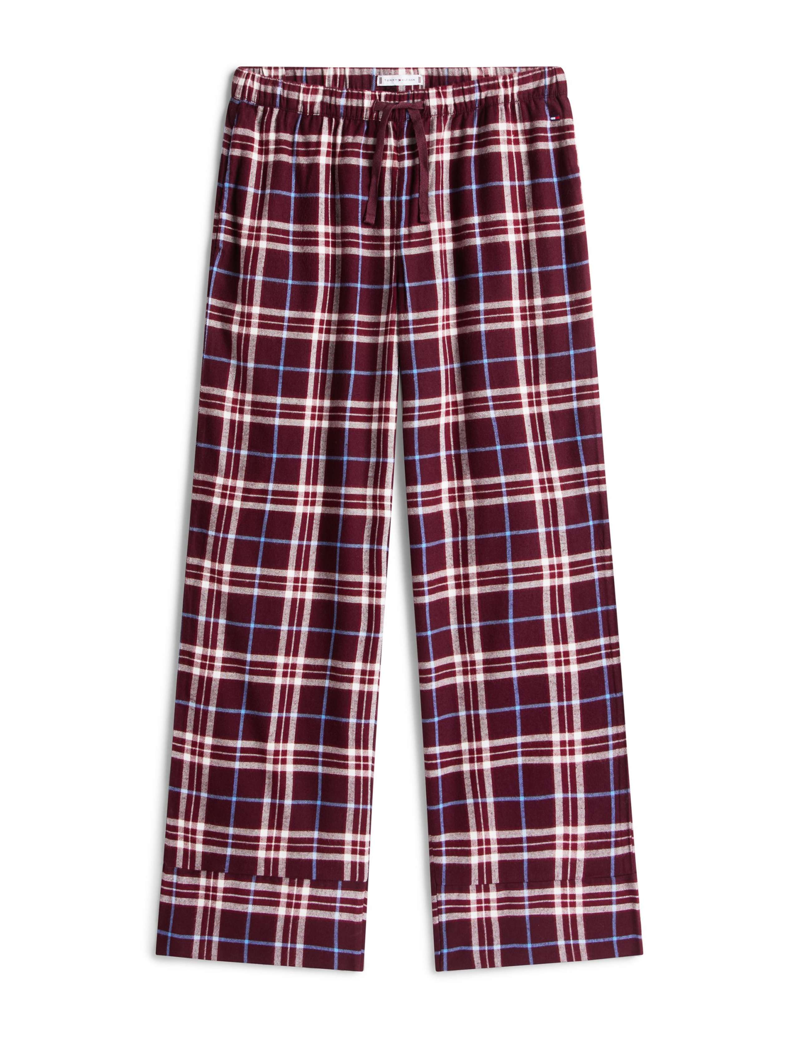 Essential Cotton Rich Checked Christmas Pyjama Set 6 of 6