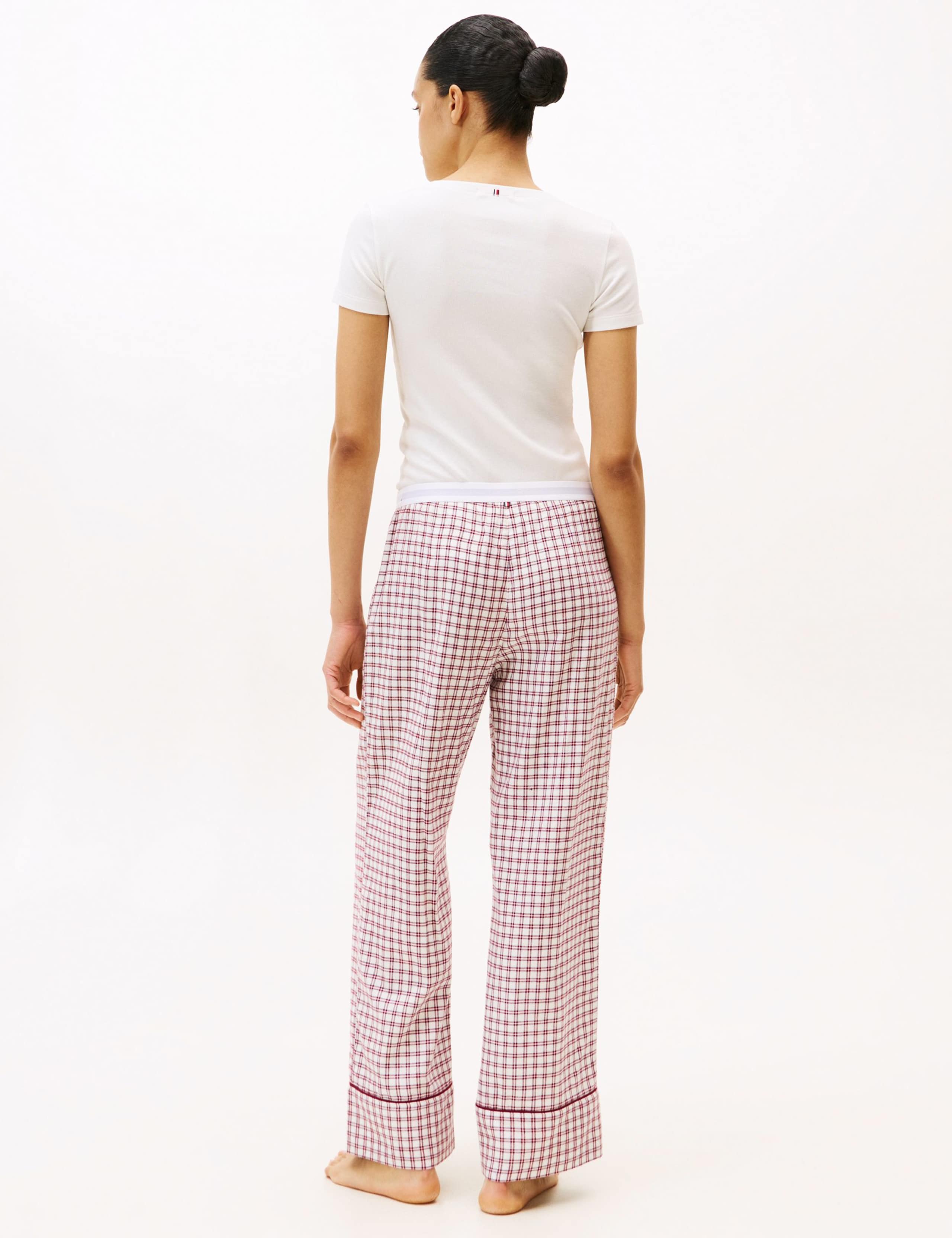 Essential Cotton Rich Checked Pyjama Bottoms 3 of 5