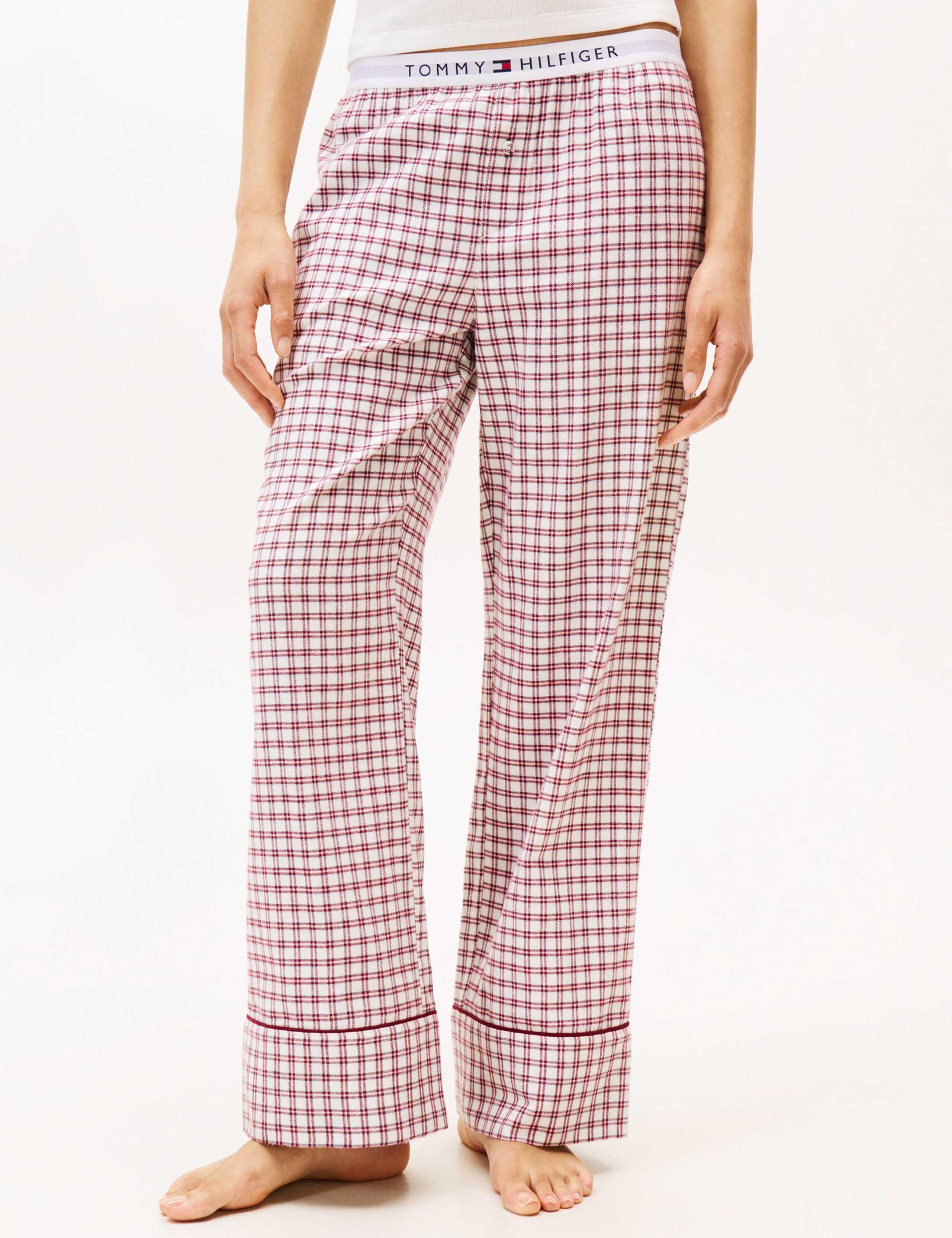 Essential Cotton Rich Checked Pyjama Bottoms 4 of 5