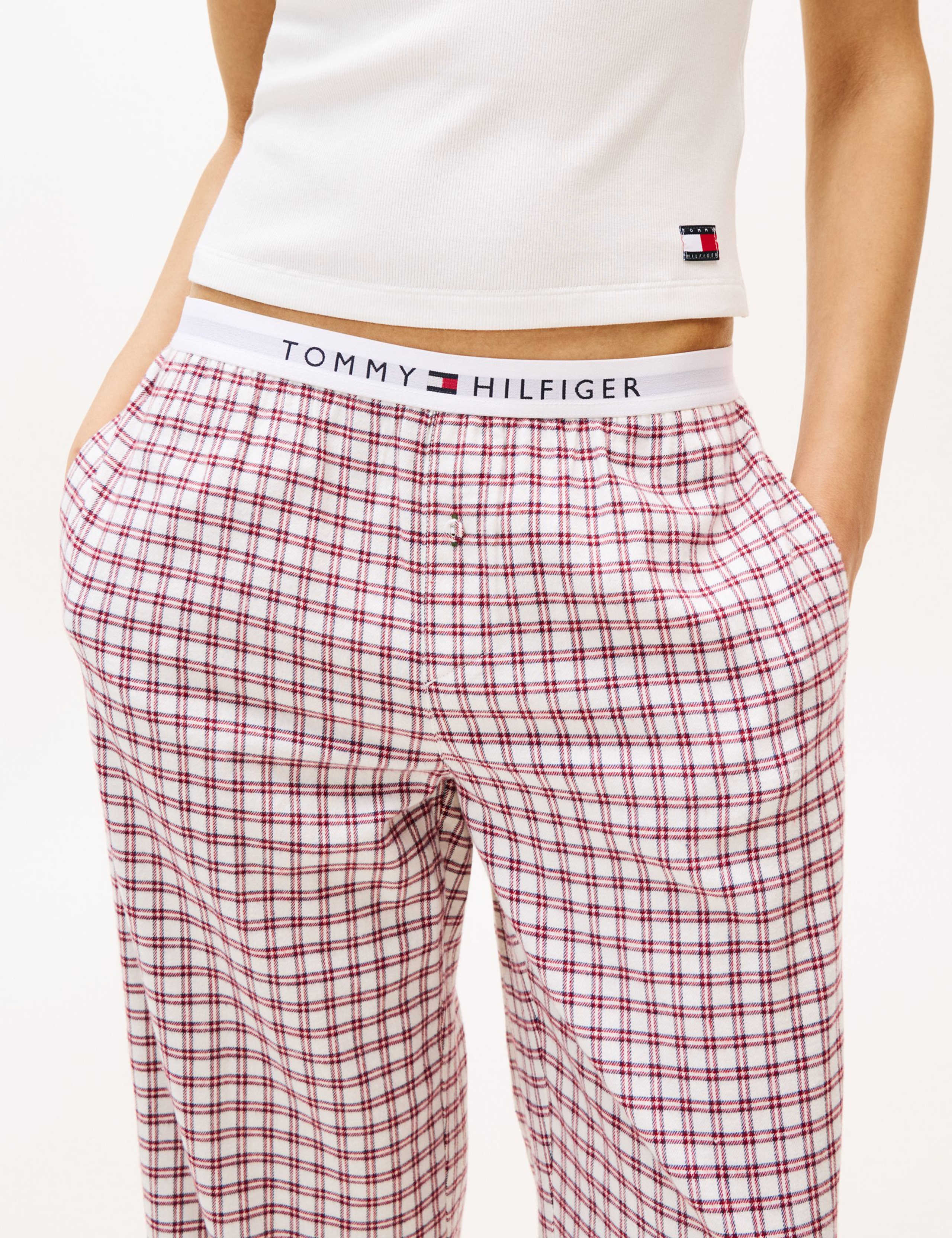 Essential Cotton Rich Checked Pyjama Bottoms 5 of 5