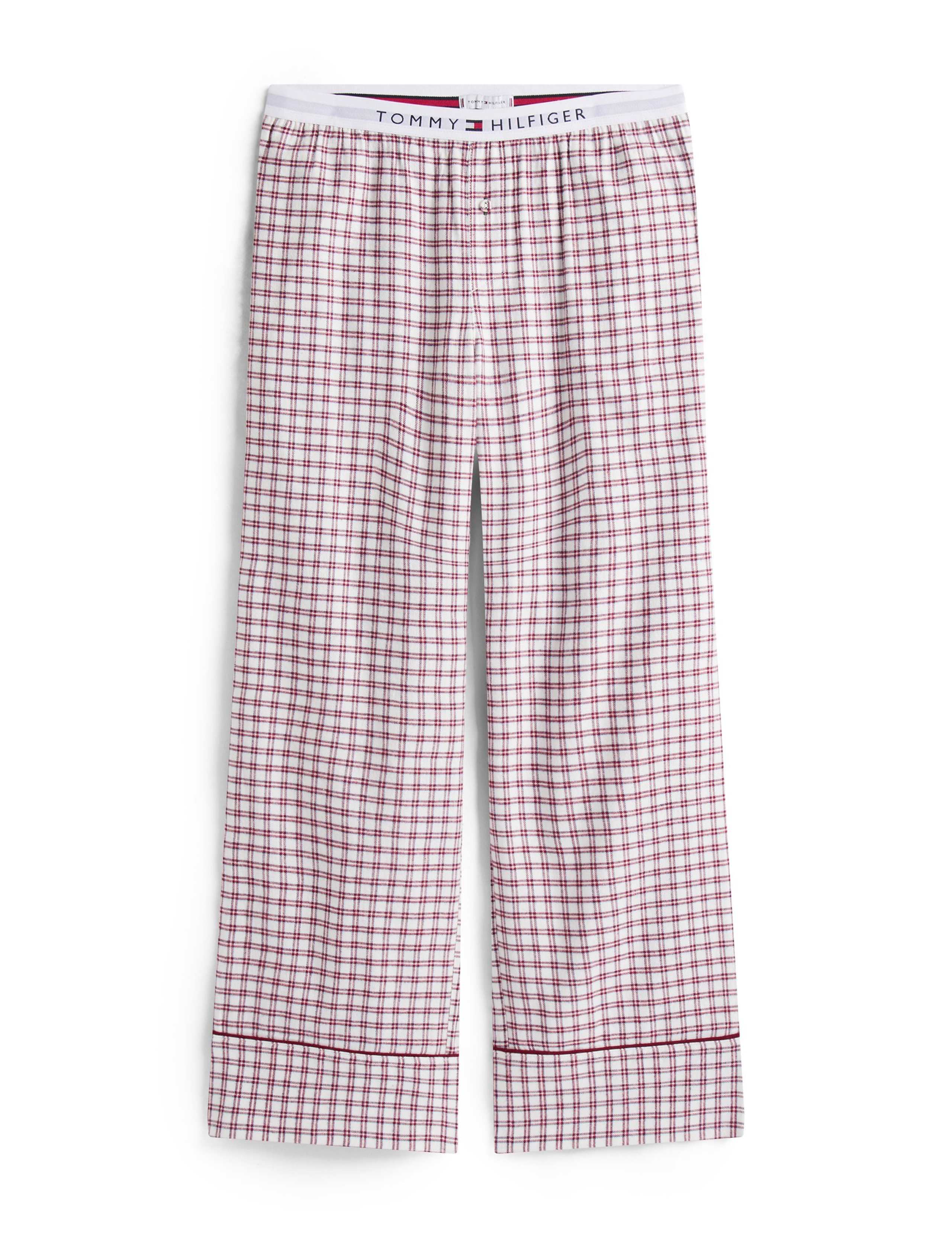Essential Cotton Rich Checked Pyjama Bottoms 2 of 5