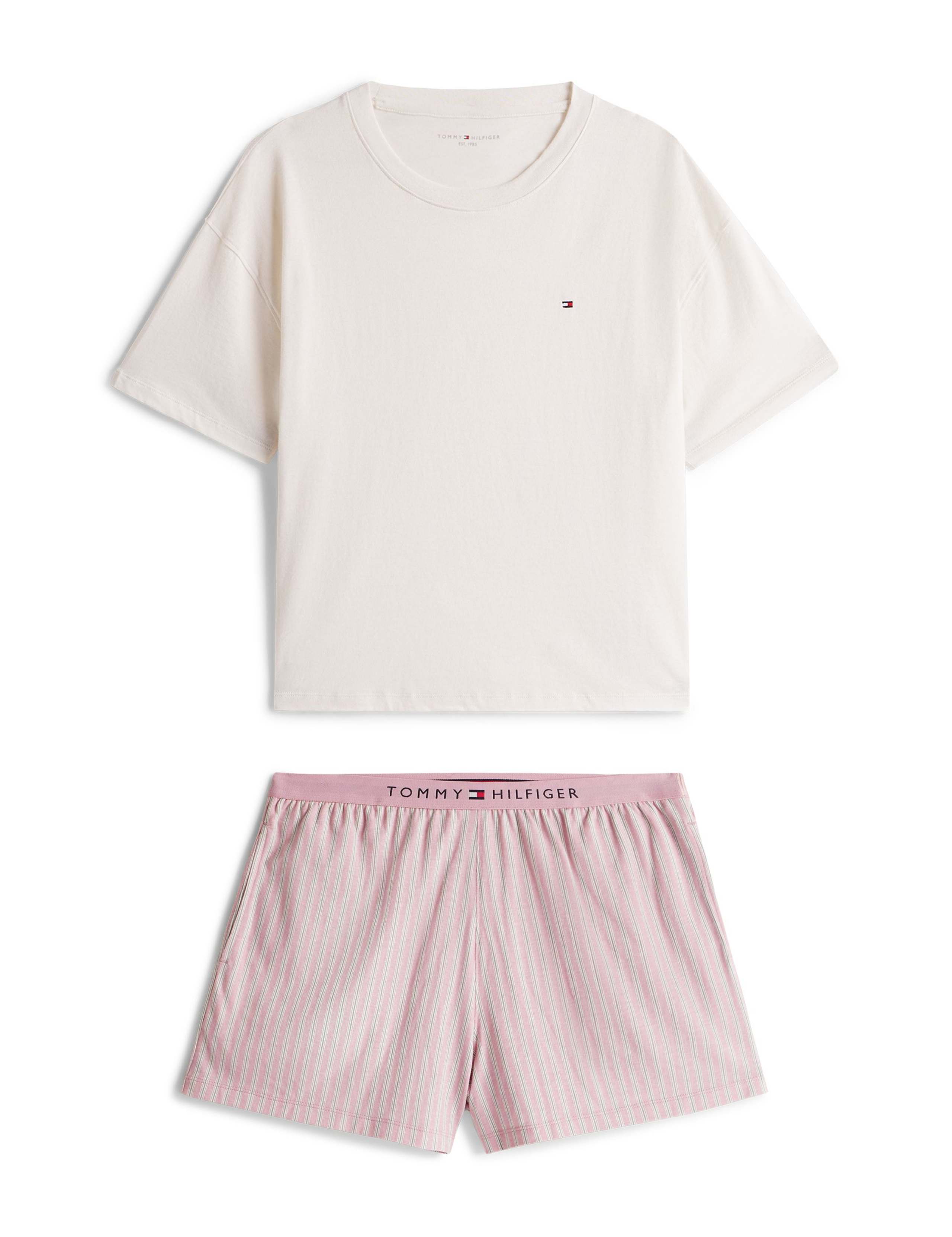 TH Sleep Pure Cotton Striped Shortie Set 2 of 5