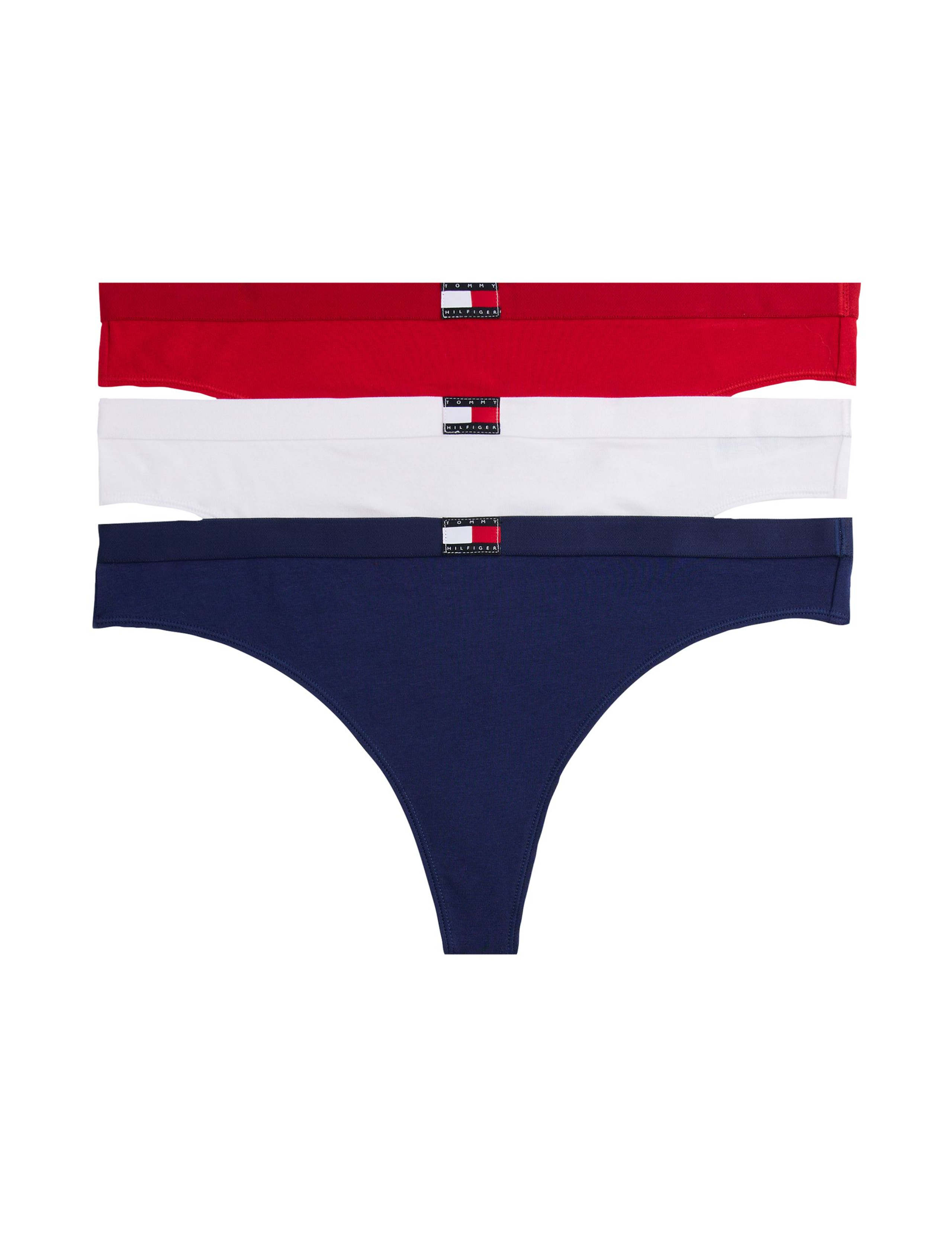 3pk Heritage Cotton Rich Thongs 2 of 6