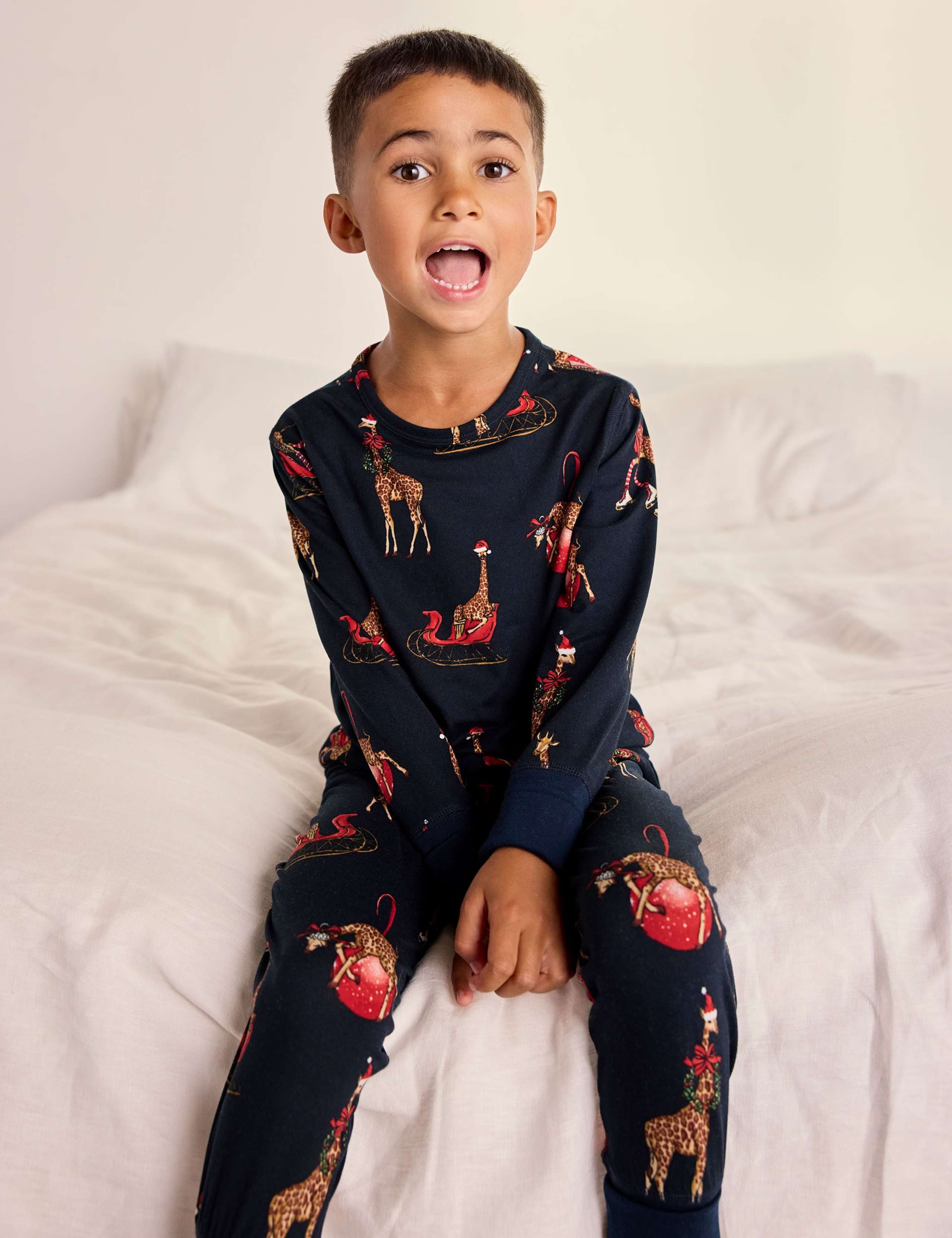 Family Christmas Giraffe Print
 Pyjama Set (6-16 Yrs) 7 of 9