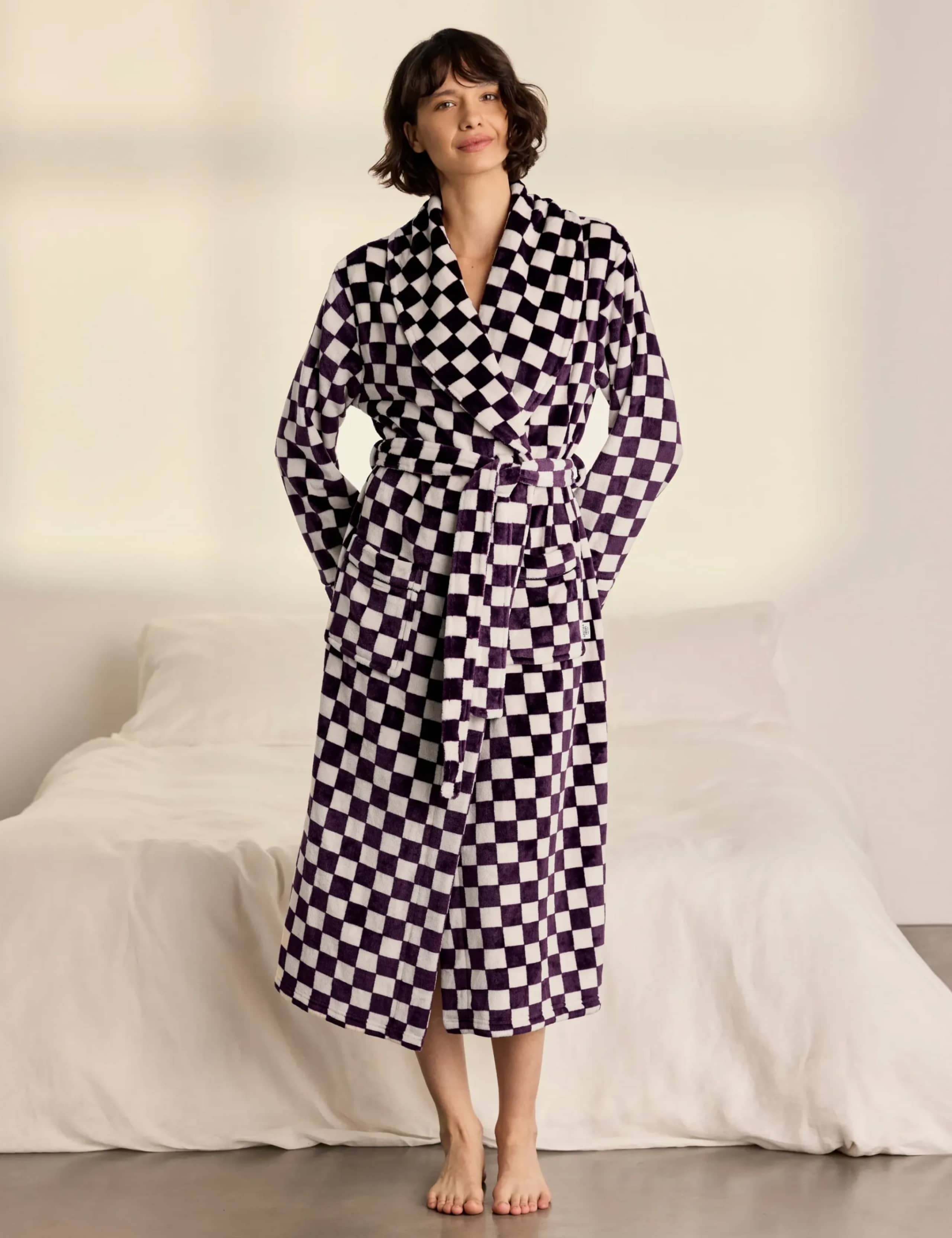Fleece Long Belted Dressing Gown 5 of 8