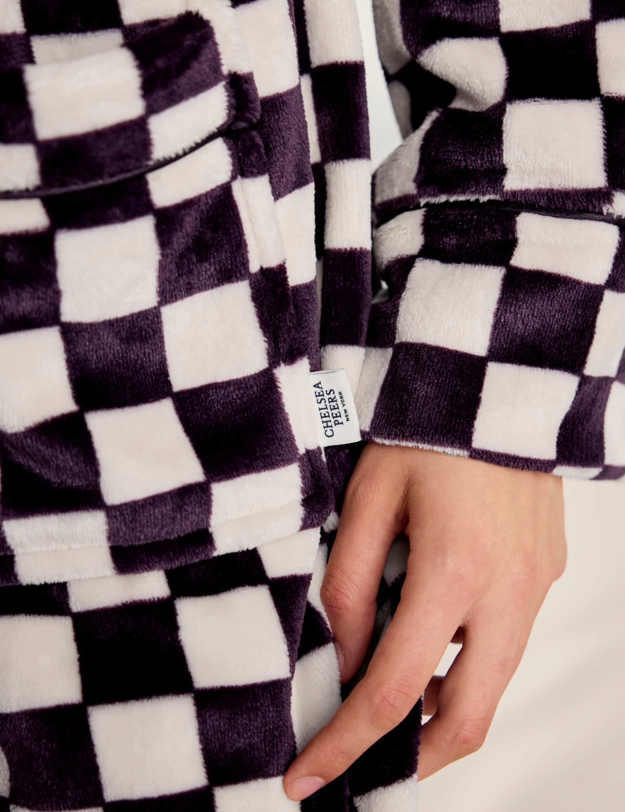 Fleece Long Belted Dressing Gown 8 of 8