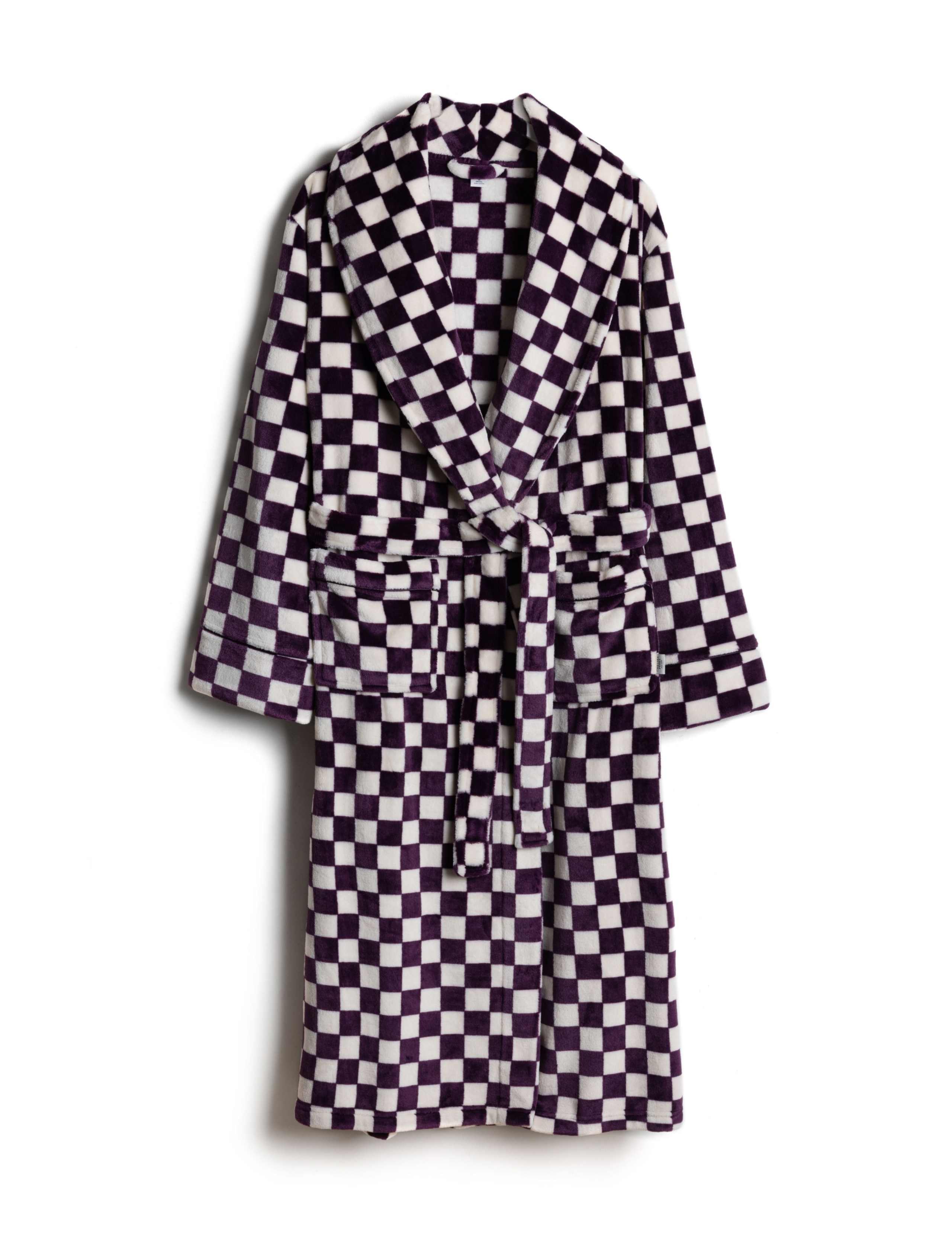 Fleece Long Belted Dressing Gown 2 of 8
