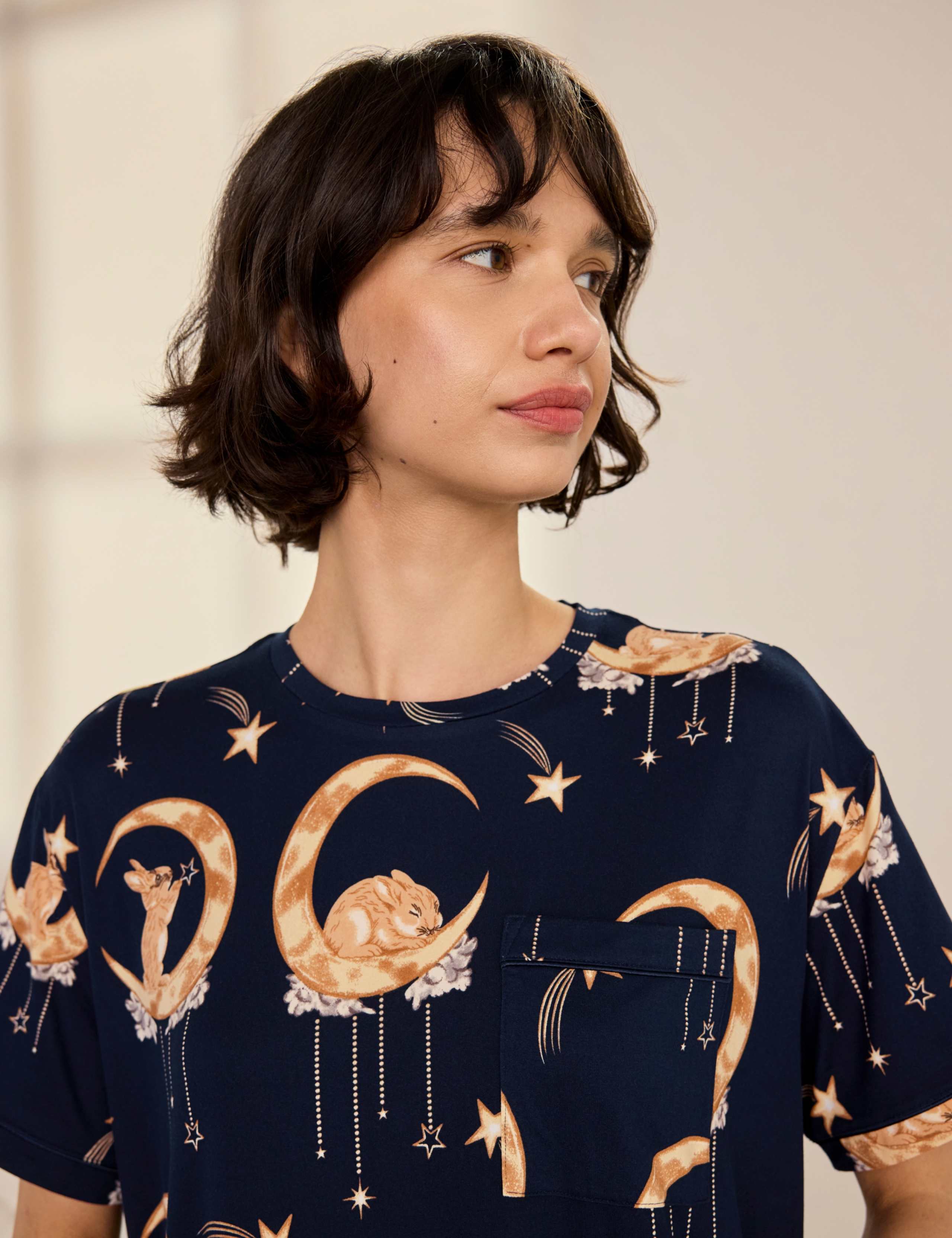 Bunny Print Nightshirt 5 of 8