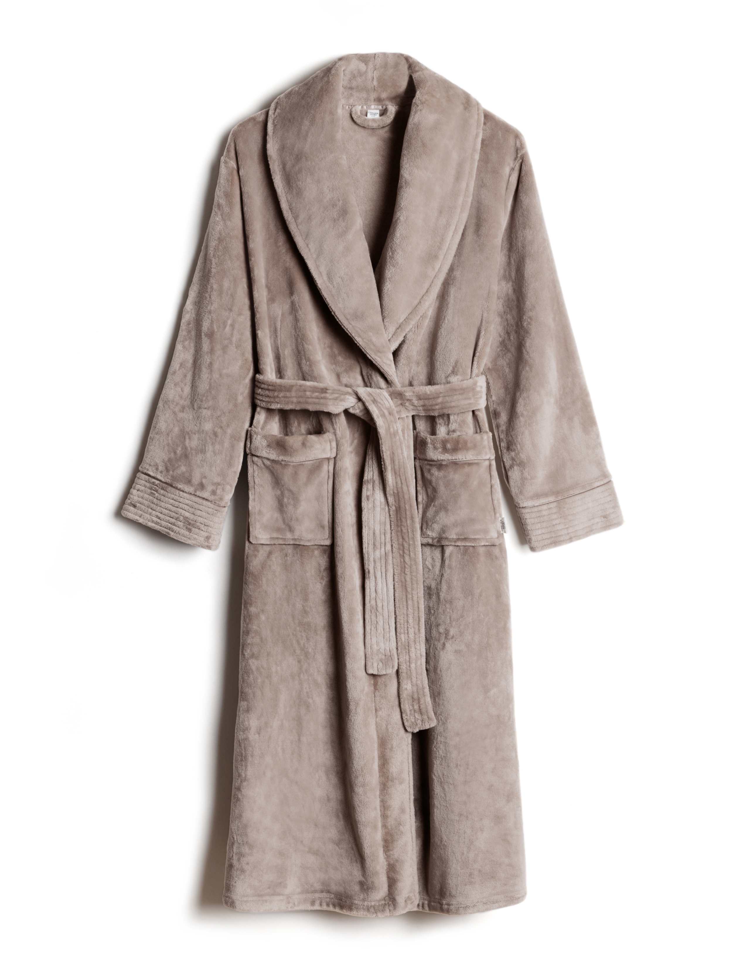 Fleece Tie Maxi Dressing Gown 2 of 7