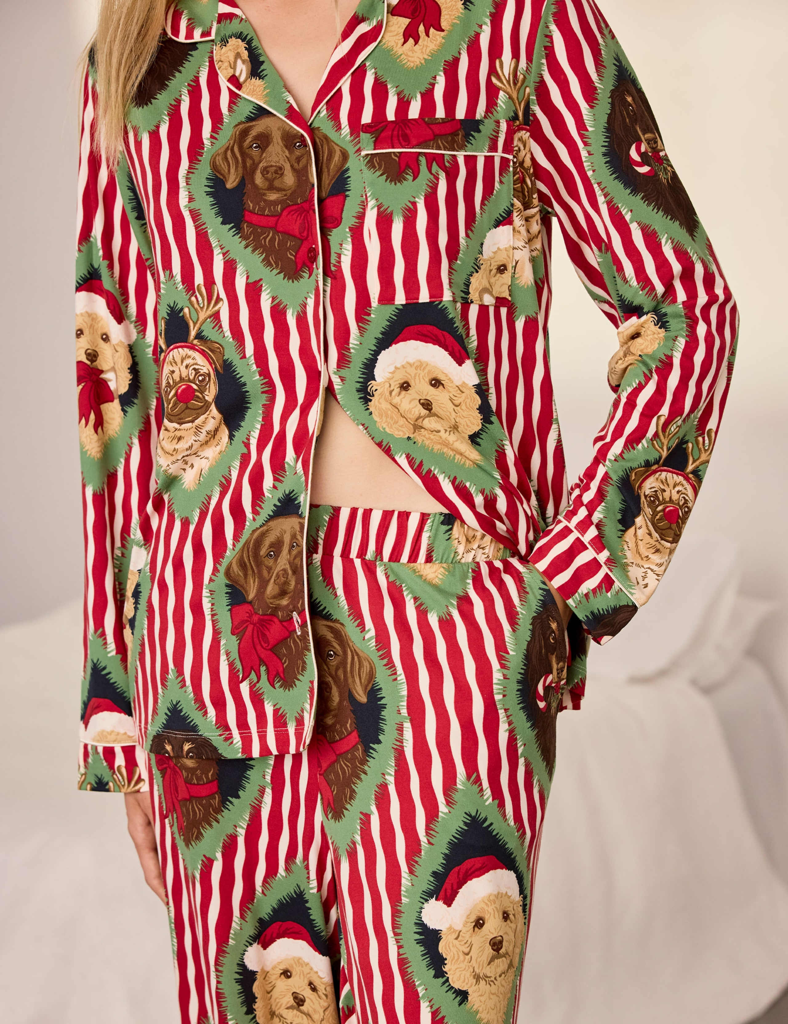 Family Christmas Dog Print
 Pyjama Set 4 of 6