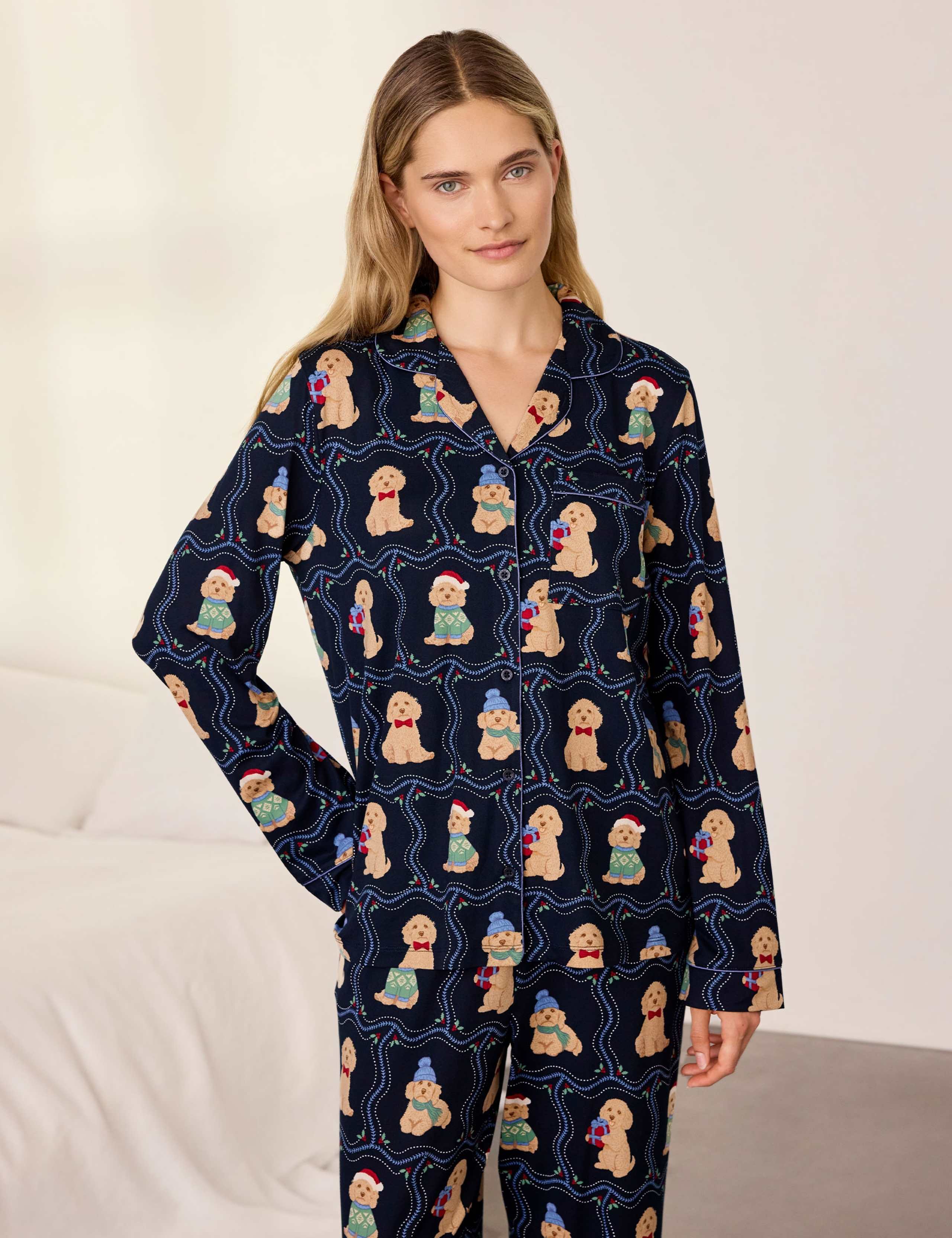 Family Christmas Dog Print
 Pyjama Set 1 of 6