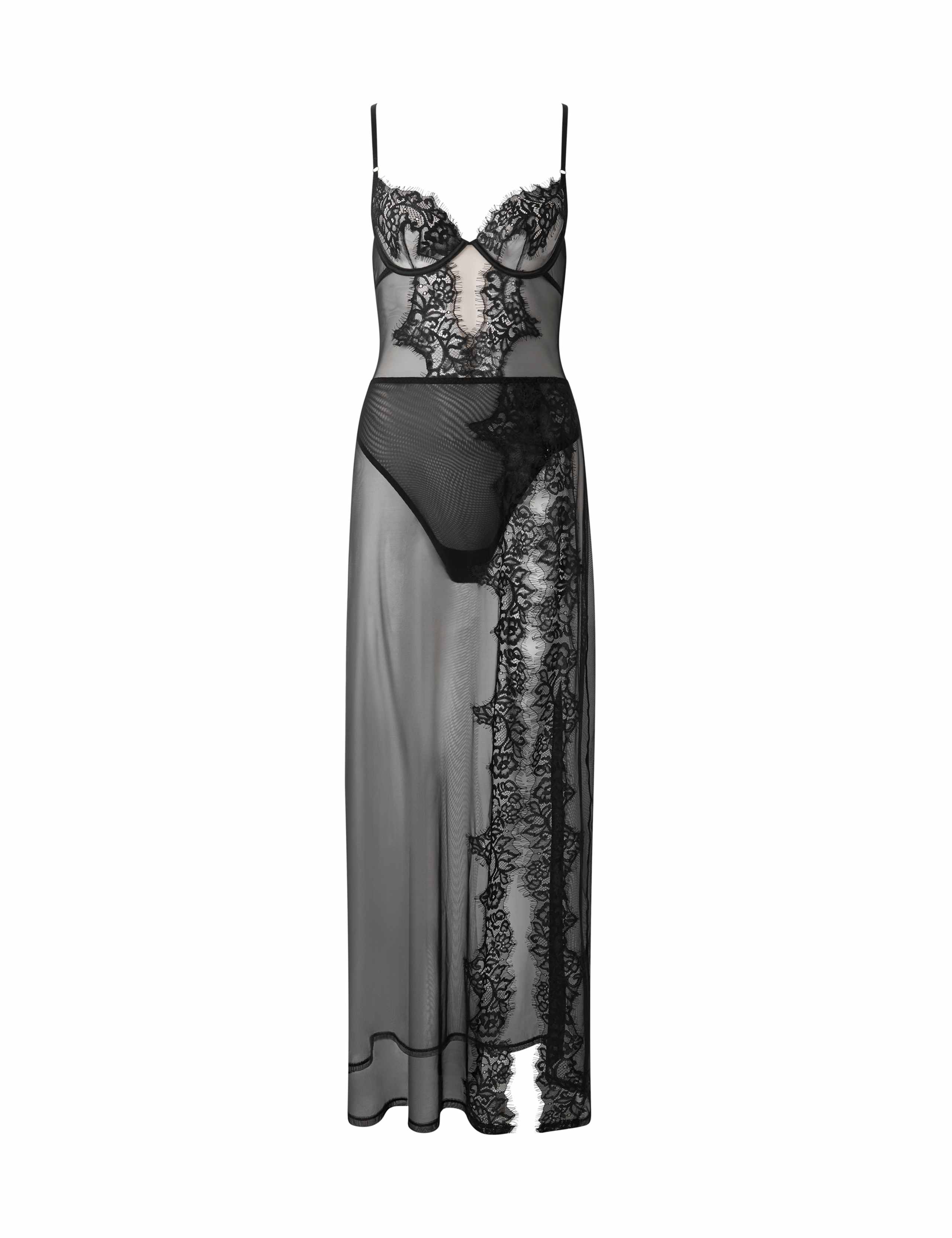 Margo Lace Wired Long Chemise 2 of 8