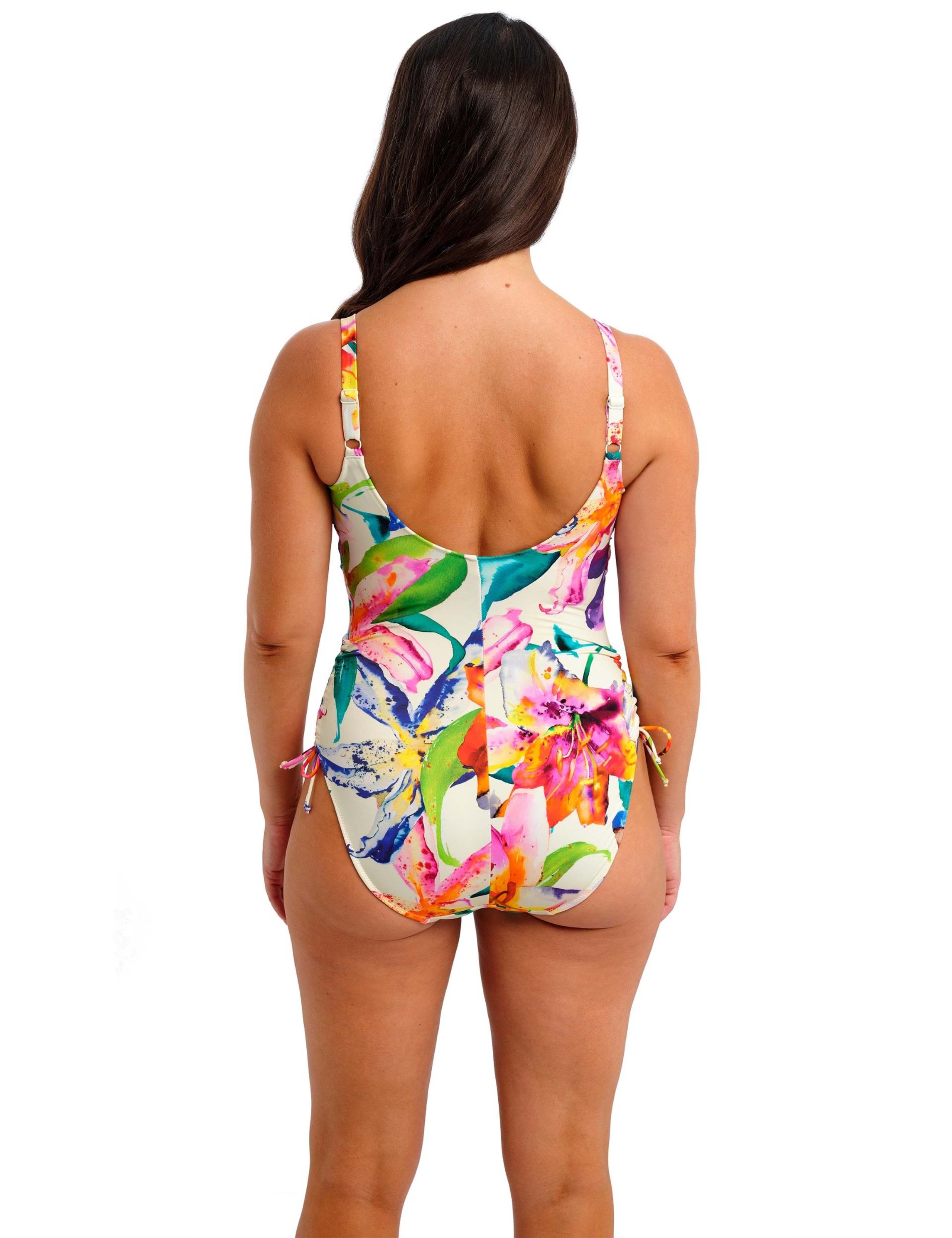 Iguazu Falls Floral Wired V-Neck Swimsuit D-H 5 of 5