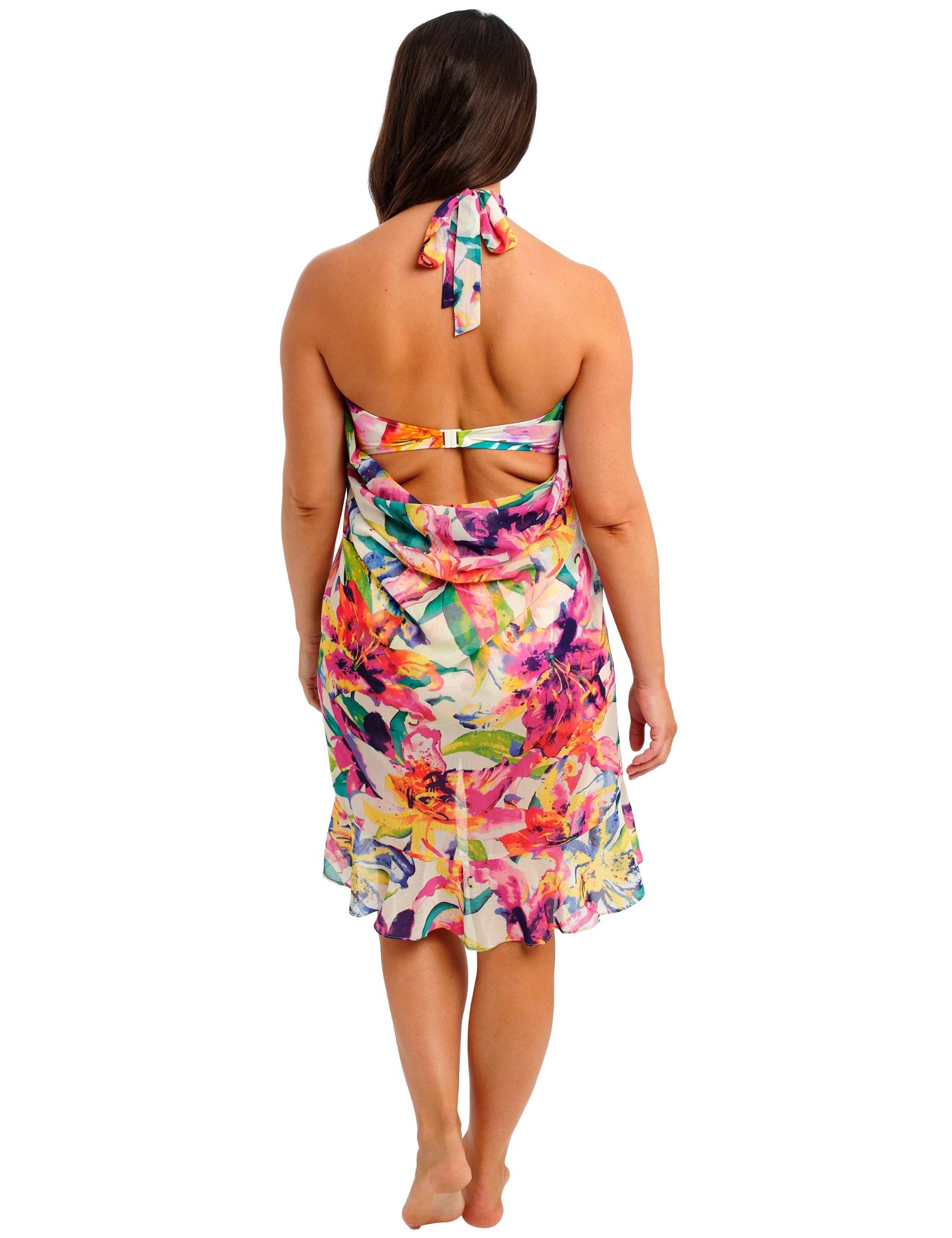 Iguazu Falls Floral Beach Cover Up Sarong 5 of 8