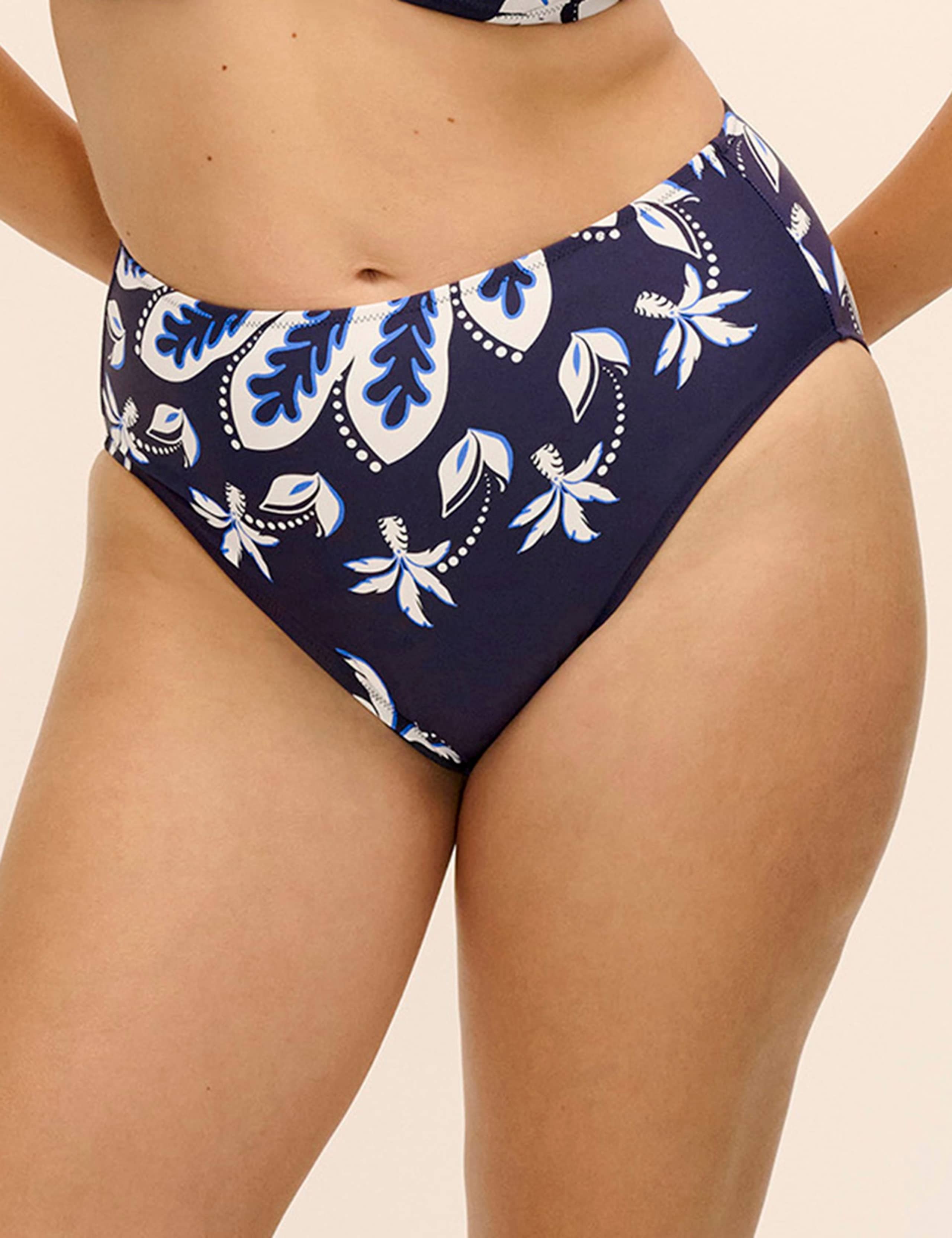 Playa Floral High Waisted Bikini Bottoms 4 of 5