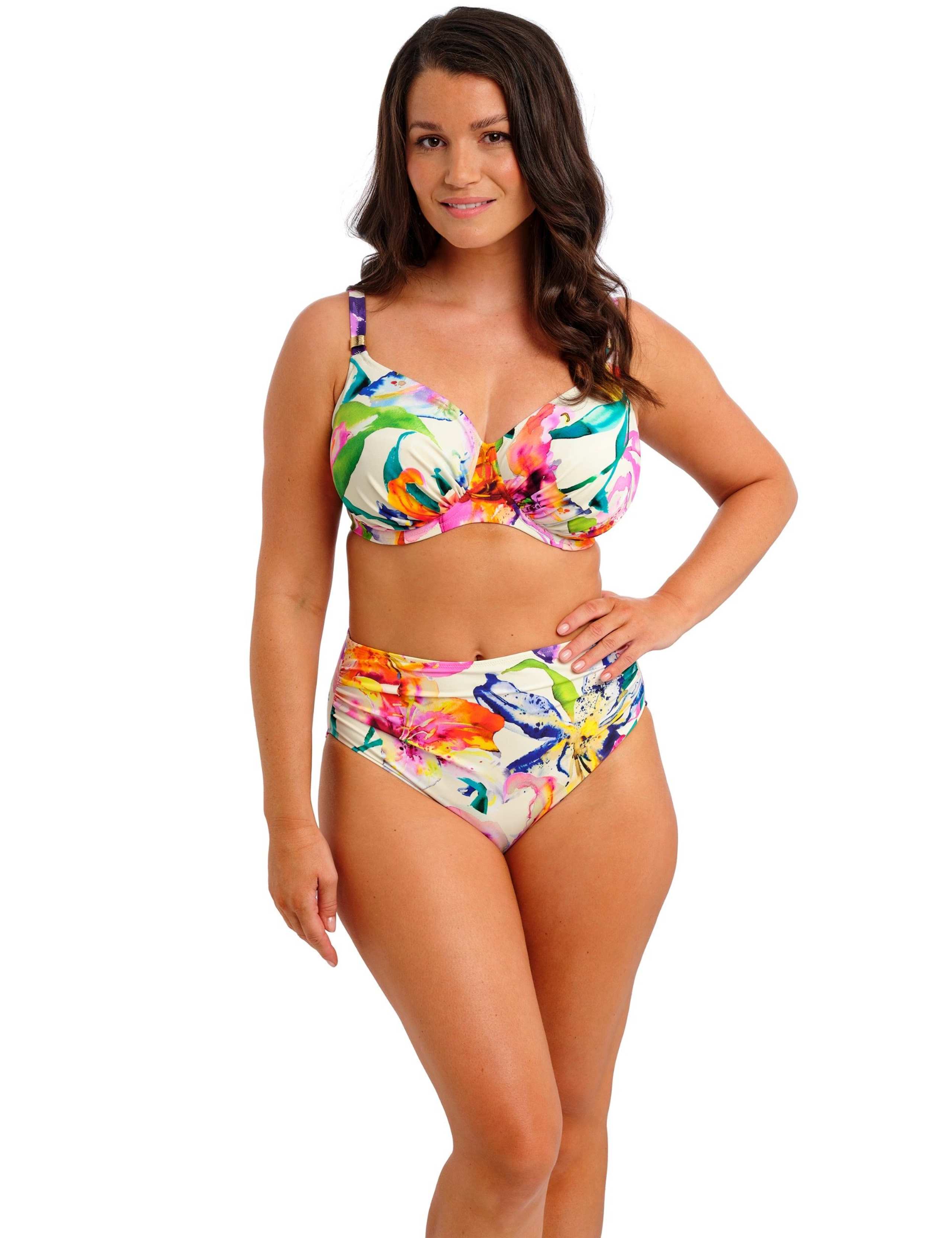 Floral Wired Full Cup Bikini Top 3 of 4