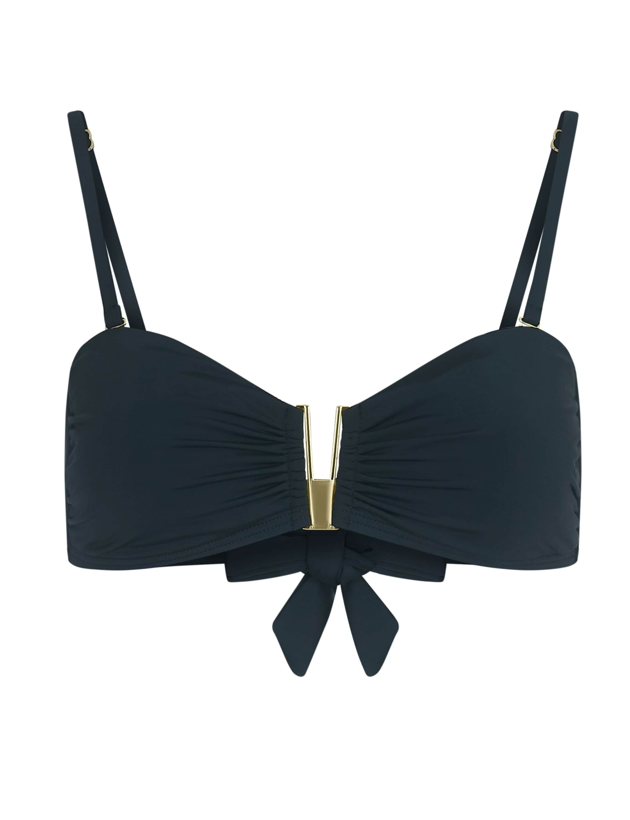 Coco Padded Tie Detail Bandeau Bikini Top 2 of 3