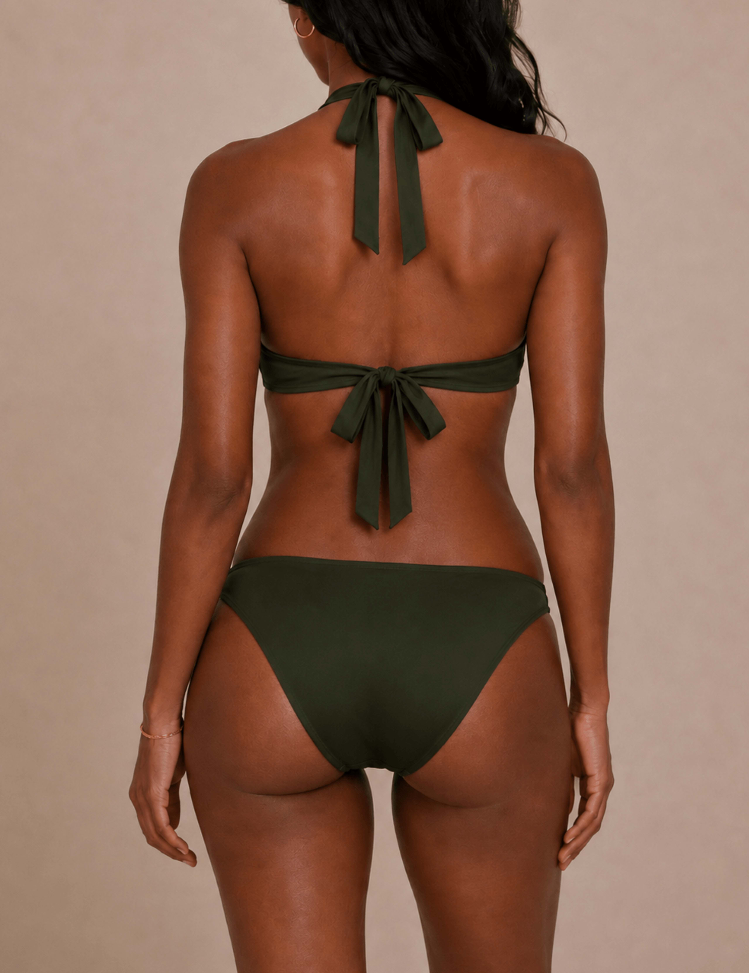 Elba Padded Tie Detail Halterneck Bikini Top 3 of 4