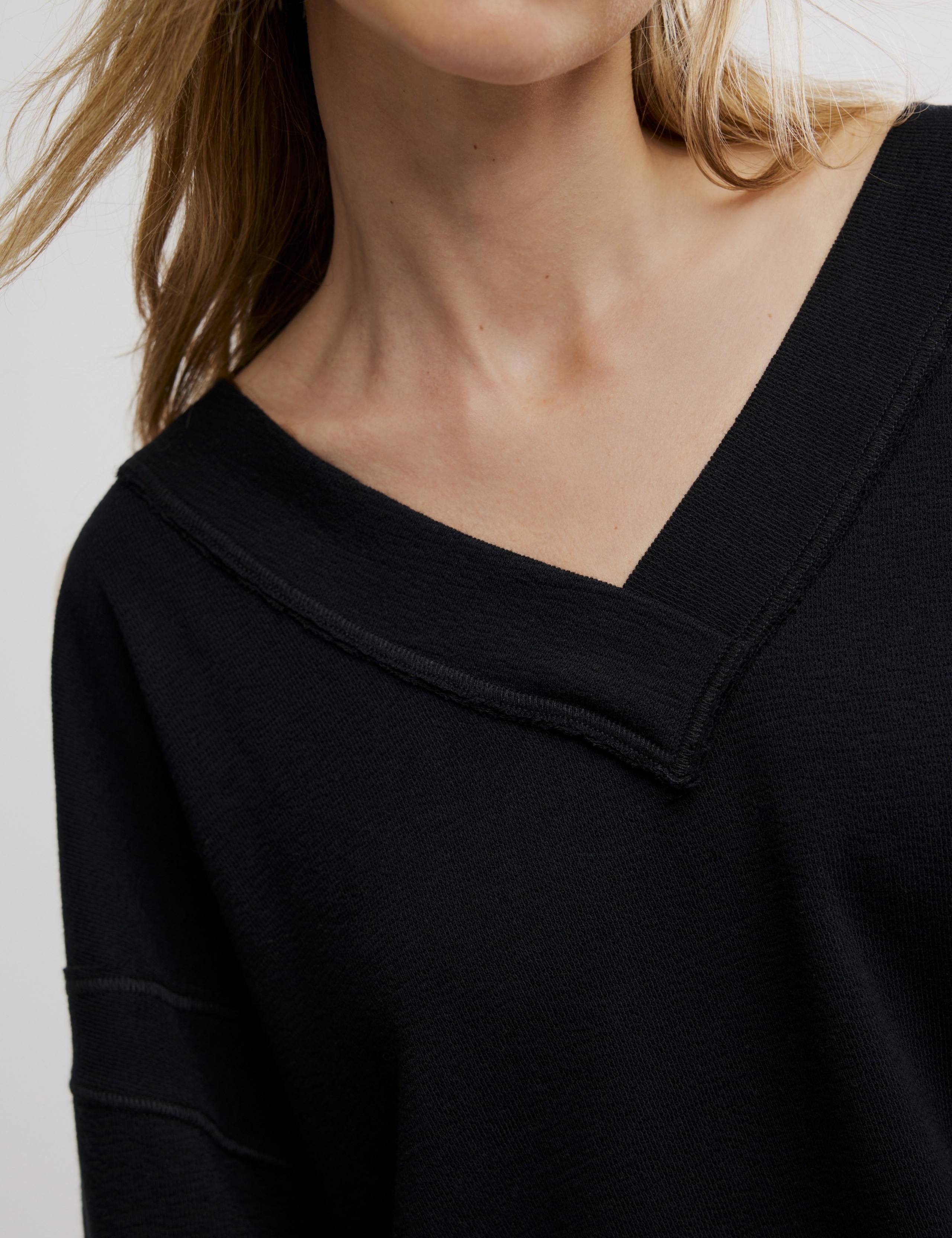 Cotton Rich V-Neck Sweatshirt 3 of 5