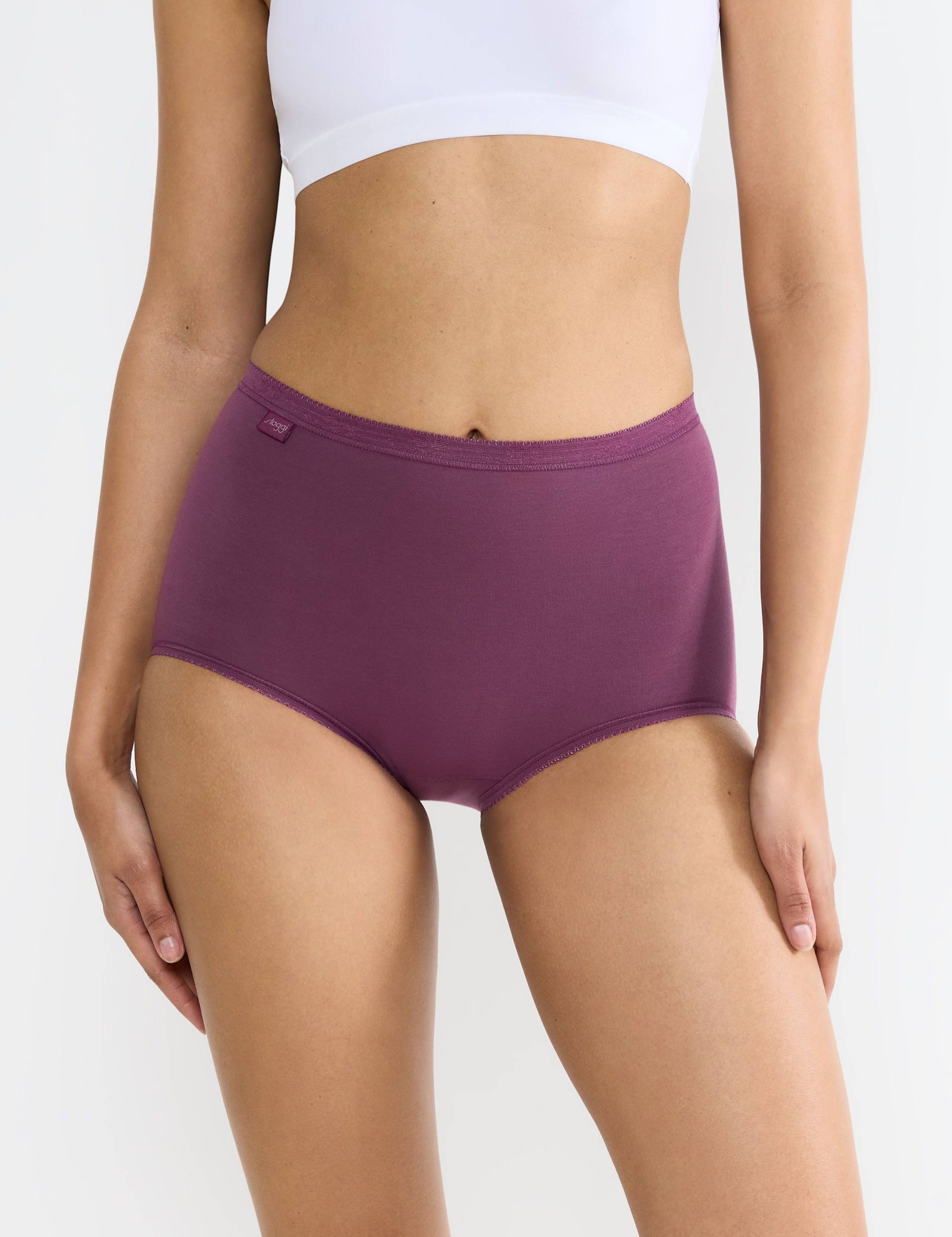 3pk Basic+ Maxi Cotton Rich Full Briefs 3 of 9