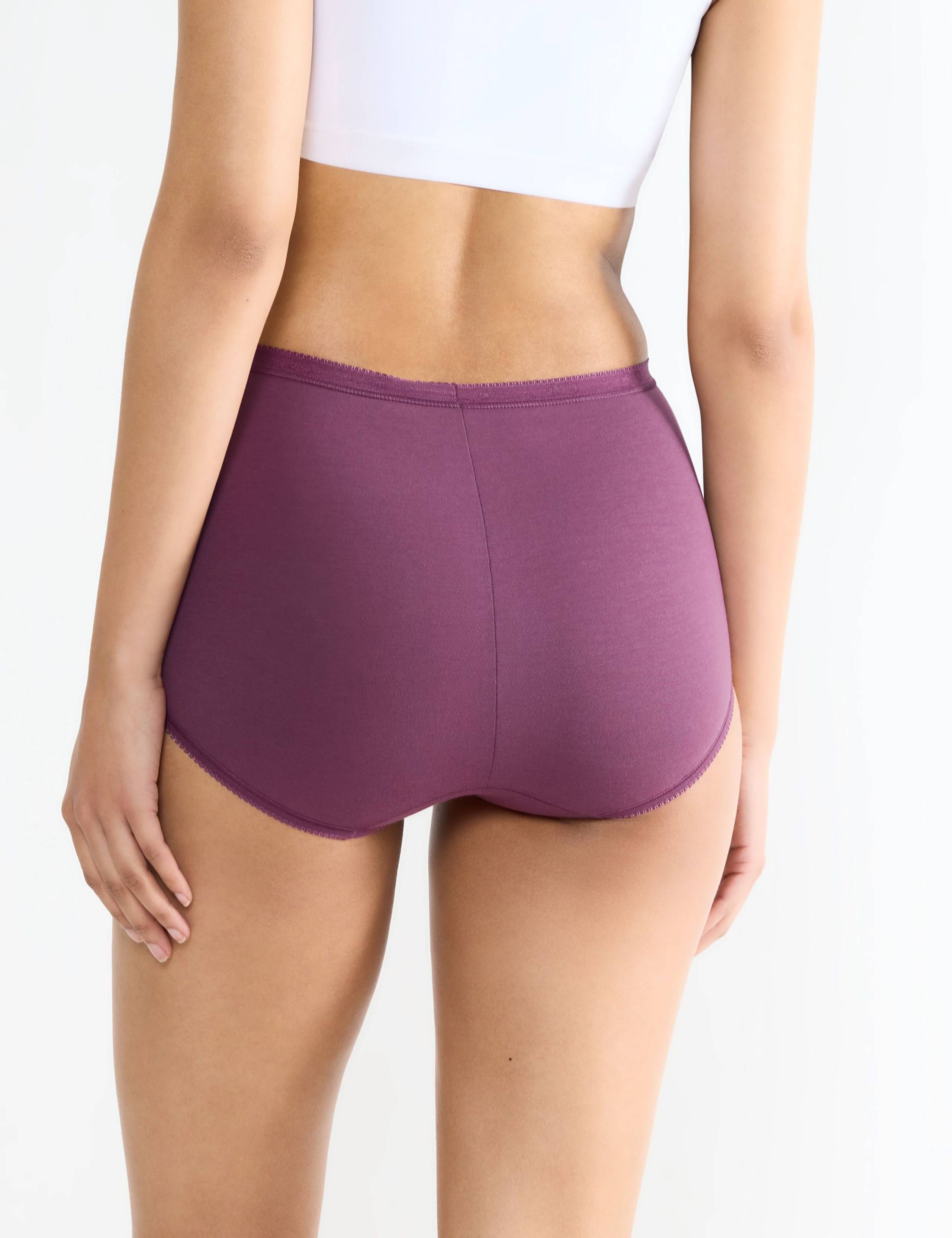3pk Basic+ Maxi Cotton Rich Full Briefs 4 of 9