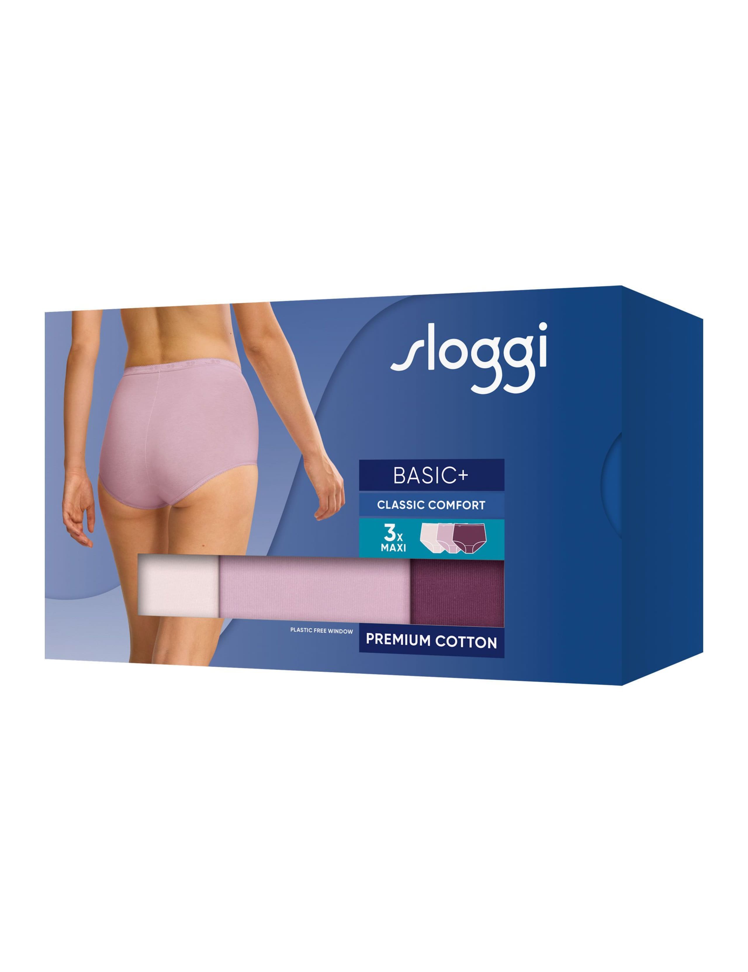 3pk Basic+ Maxi Cotton Rich Full Briefs 9 of 9