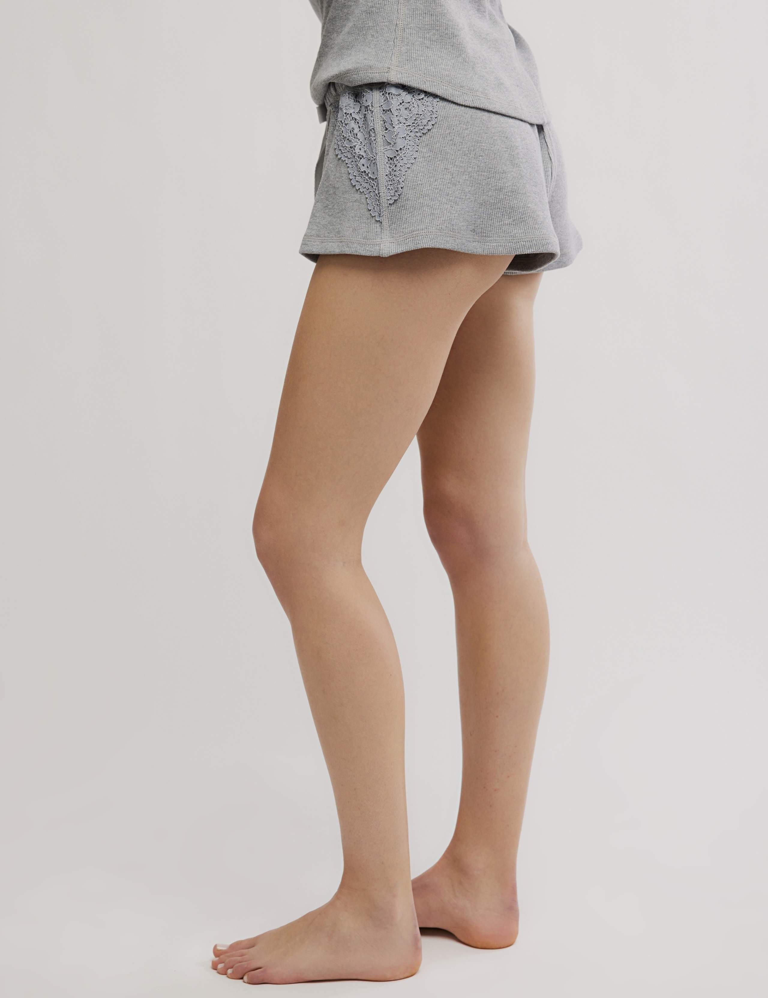 Made You Blush Rib Lounge Shorts 2 of 5