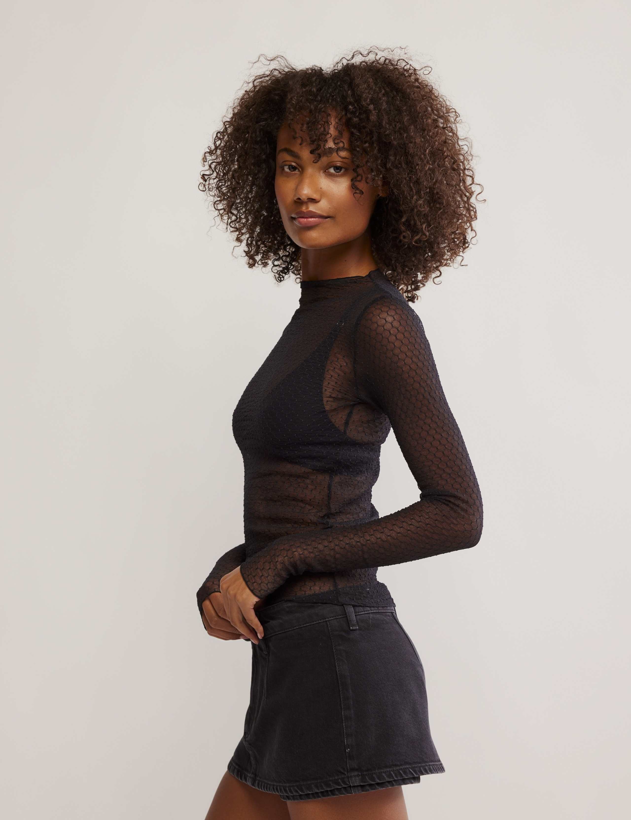 Sheer Textured Top 4 of 4