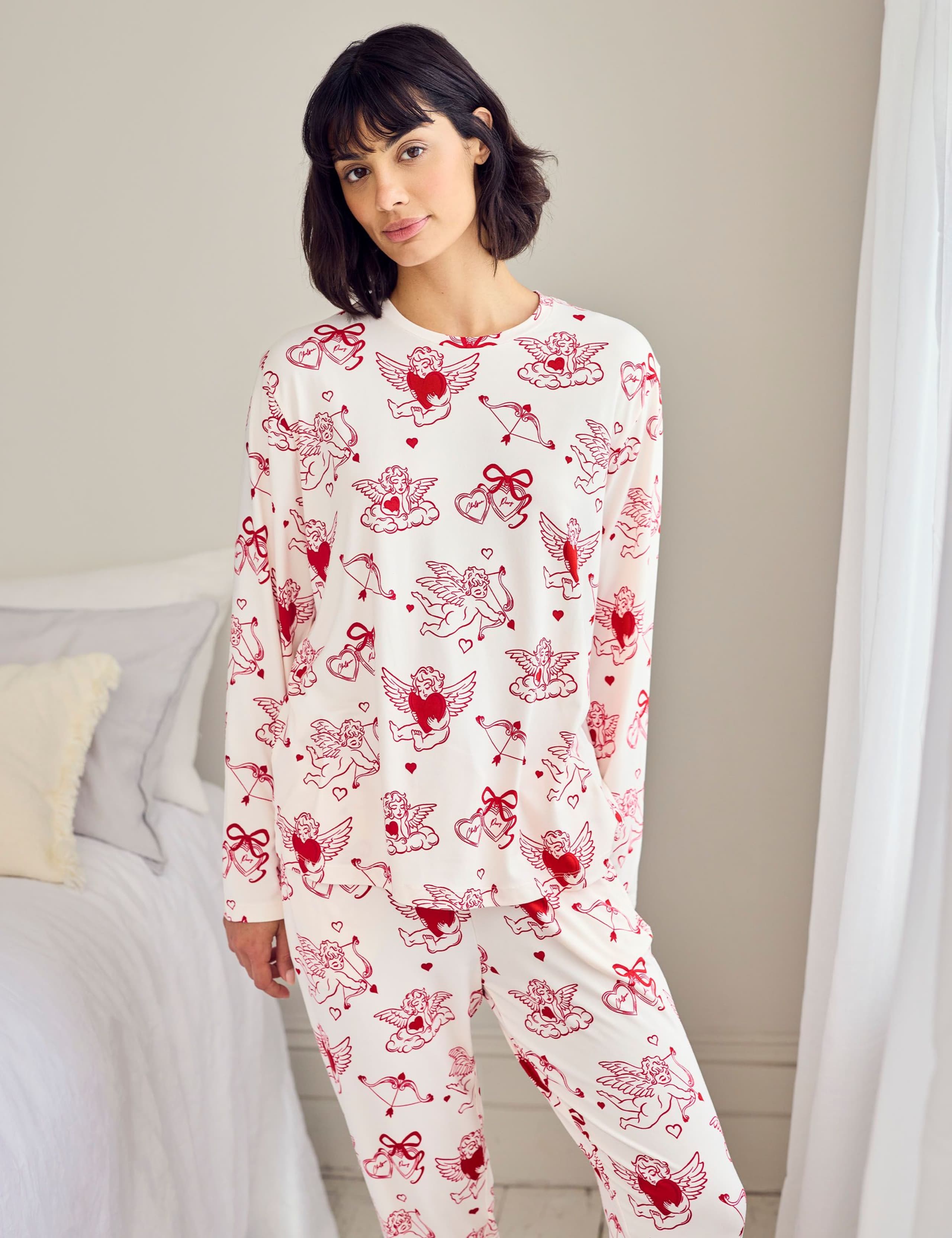 Cherub Cupid Print Pyjama Set 3 of 6