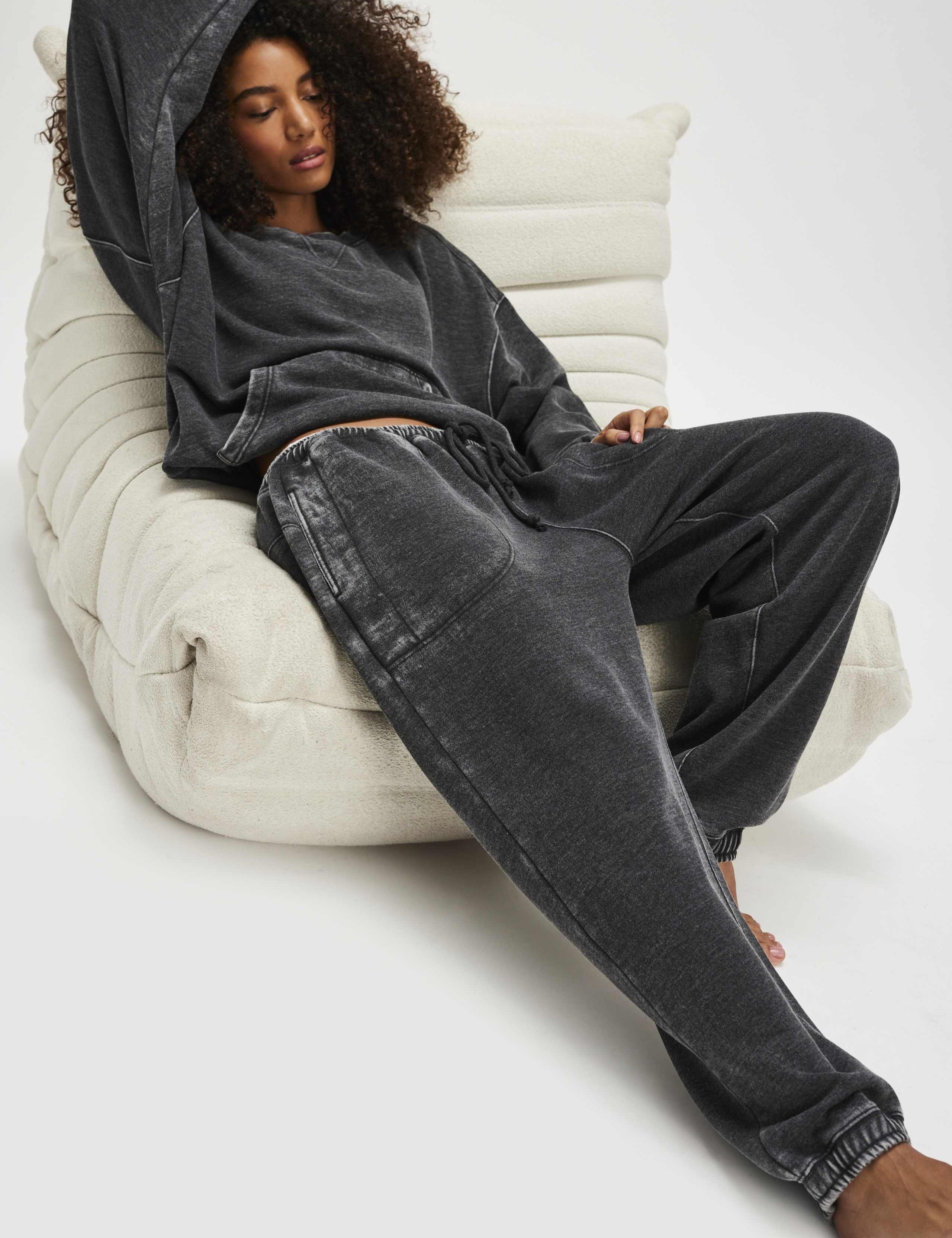 Cotton Rich Drawstring Joggers 3 of 4