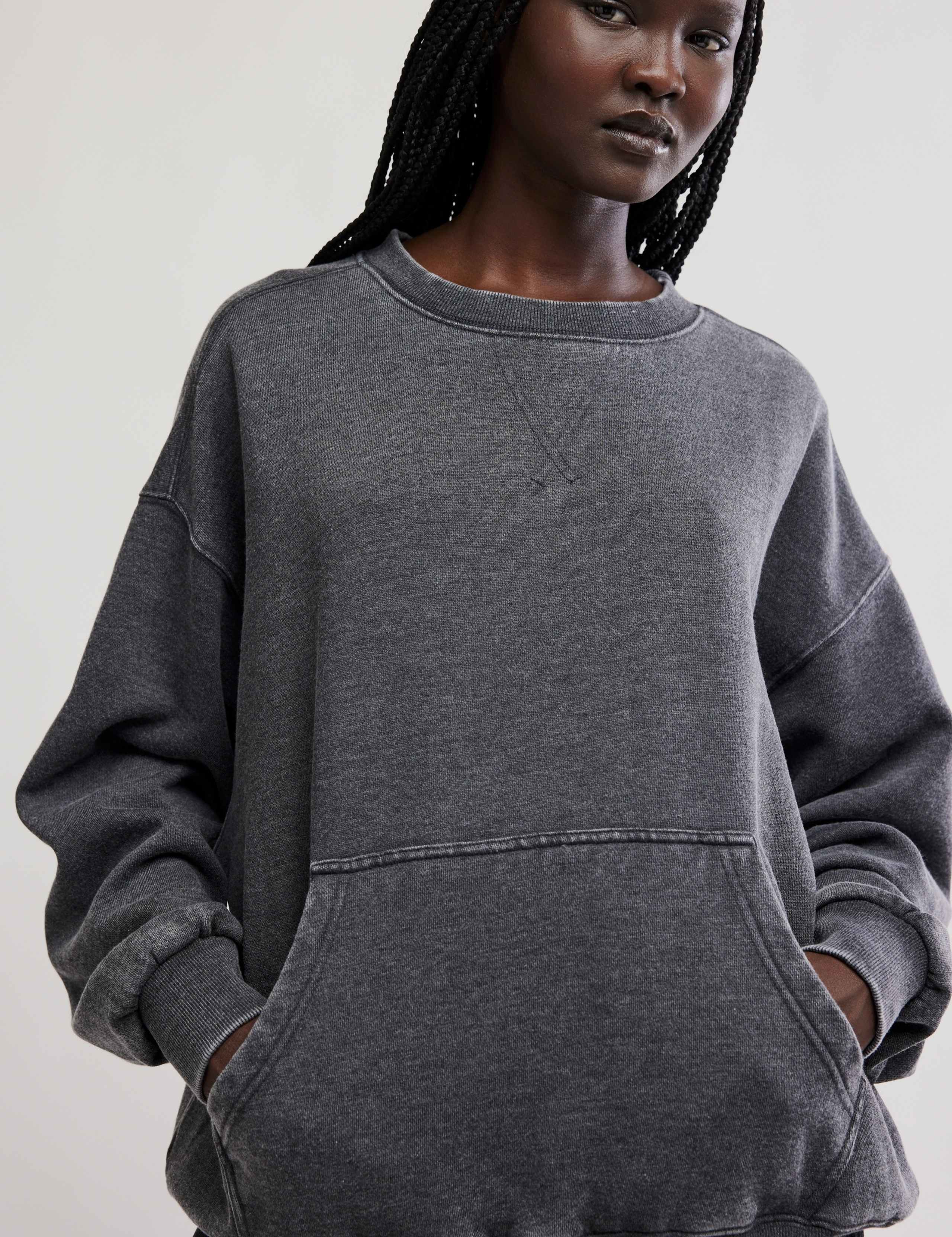 Cotton Rich Crew Neck Sweatshirt 2 of 5