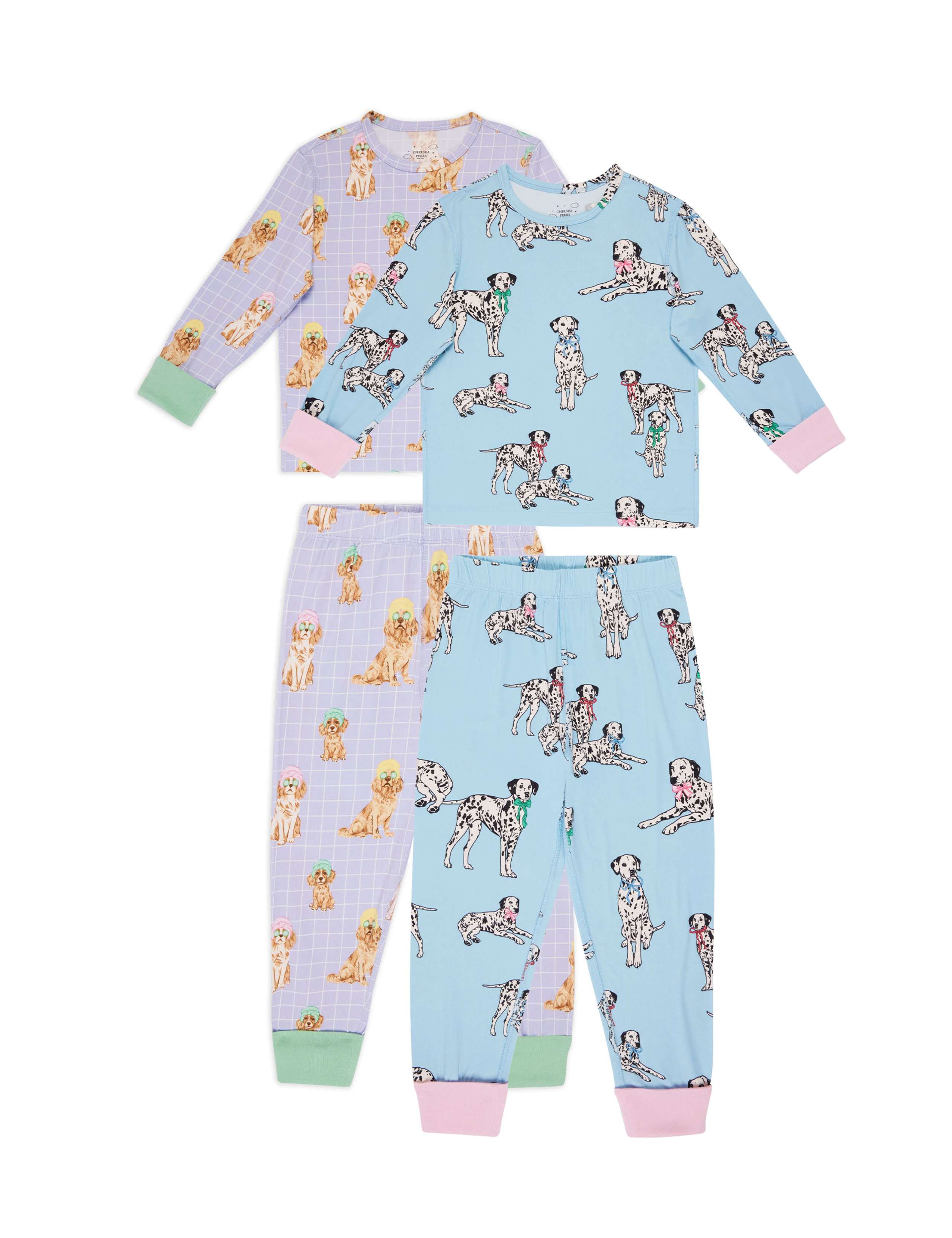 2-Pack Dog Print Pyjama Sets (1-12 Yrs) 1 of 5