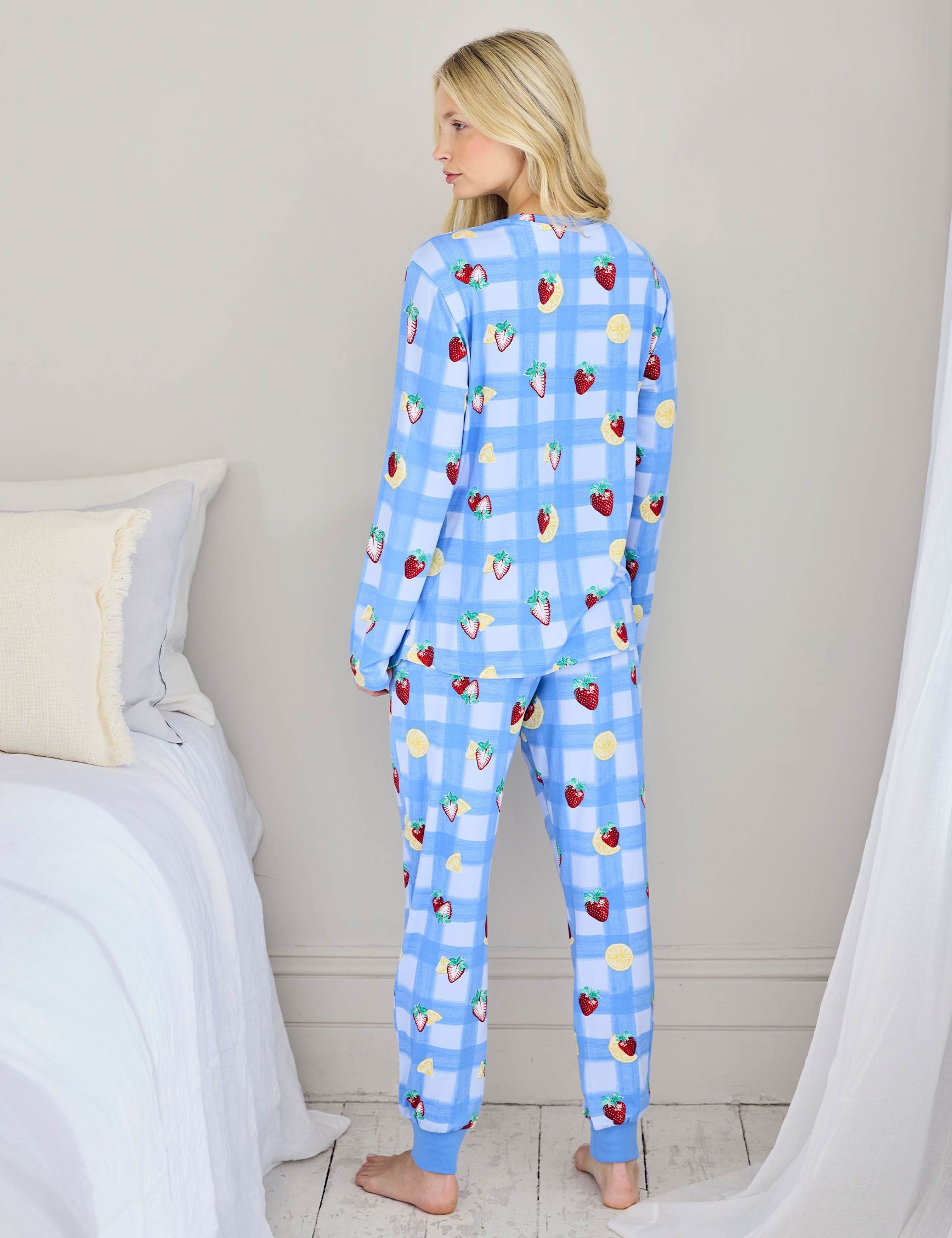 Maternity Fruit Print Pyjama Set 5 of 5