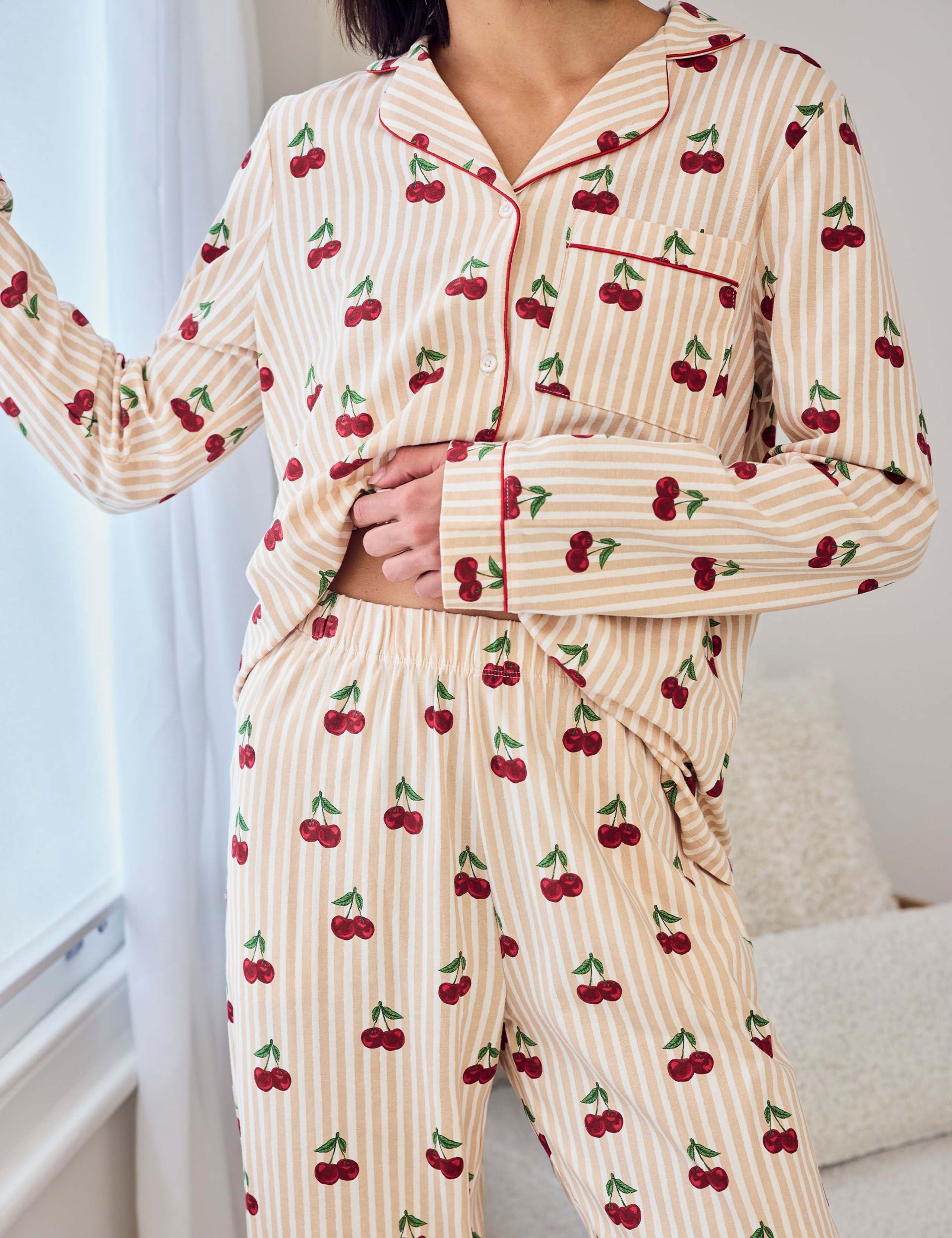 Cotton Rich Printed Petite Pyjama Set 6 of 6