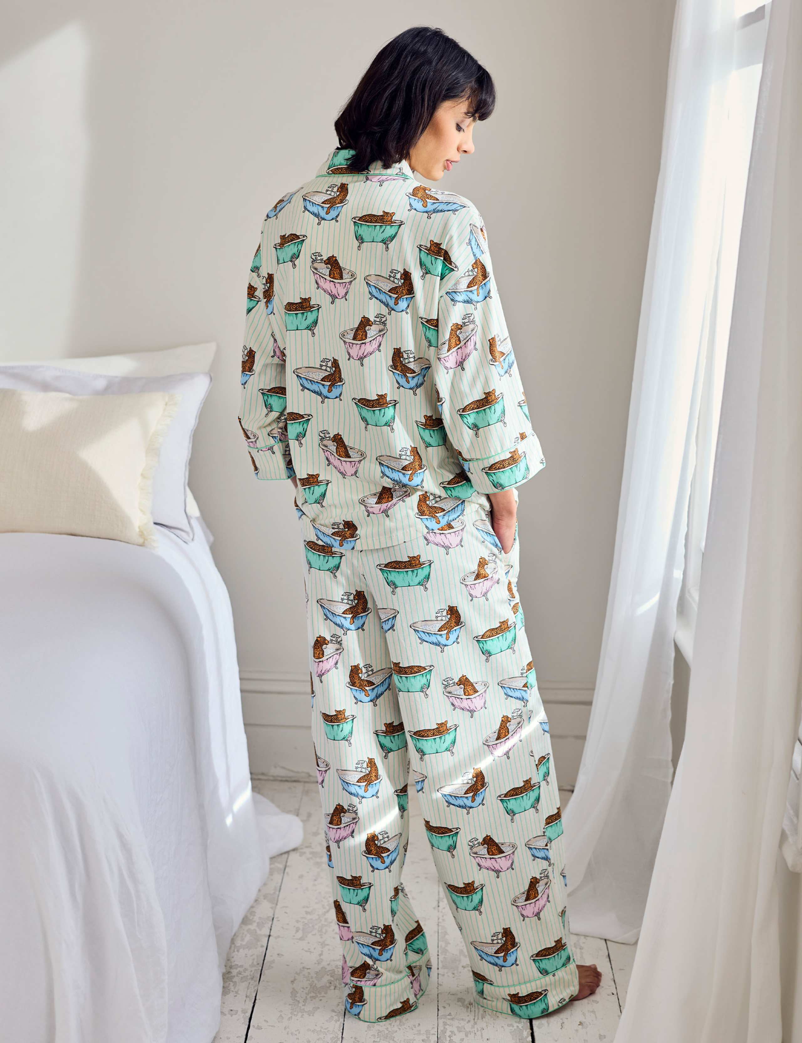 Cotton Rich Printed Leopard Pyjama Set 4 of 7