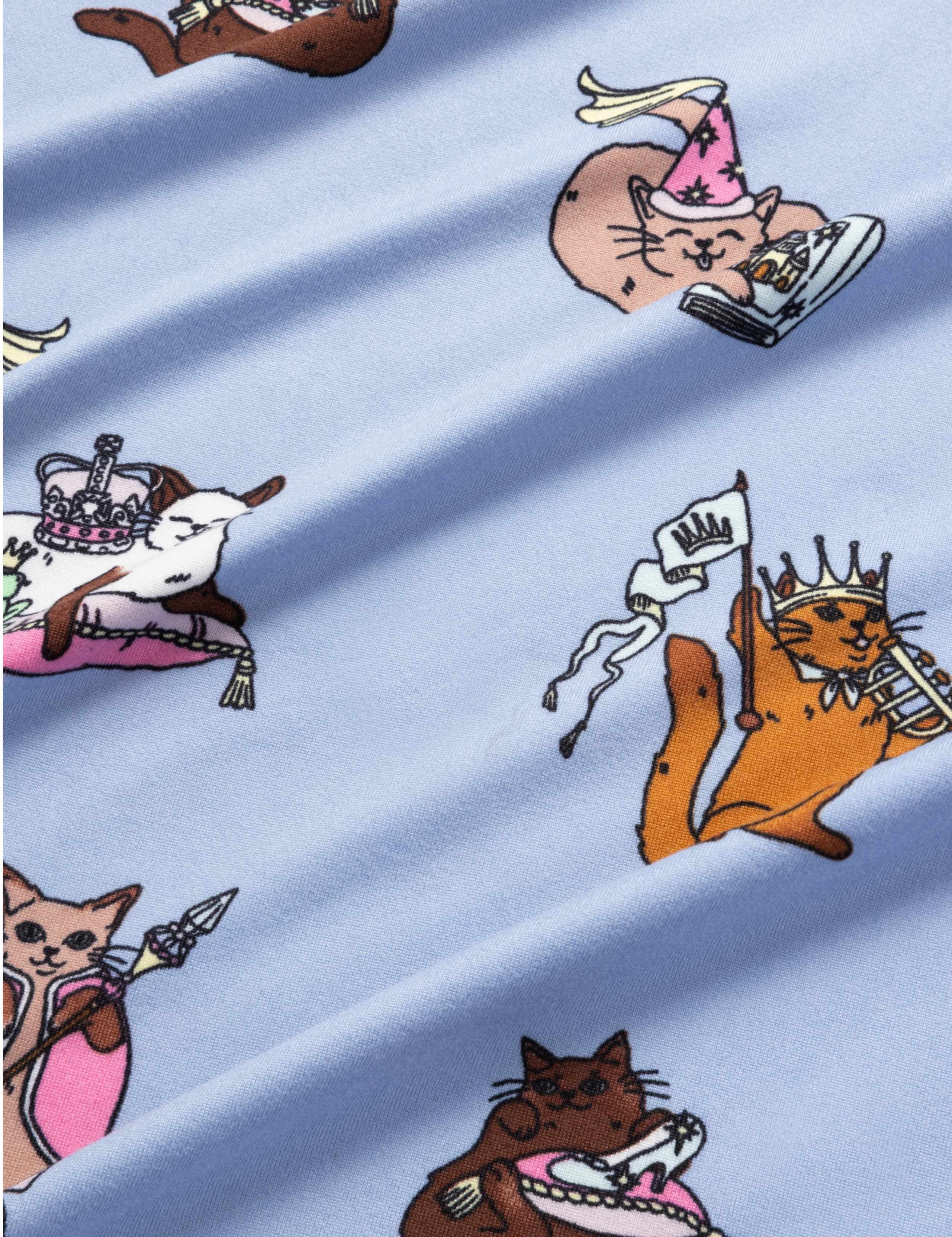 Fairytale Cats Long Button Up Pyjama Set 5 of 7