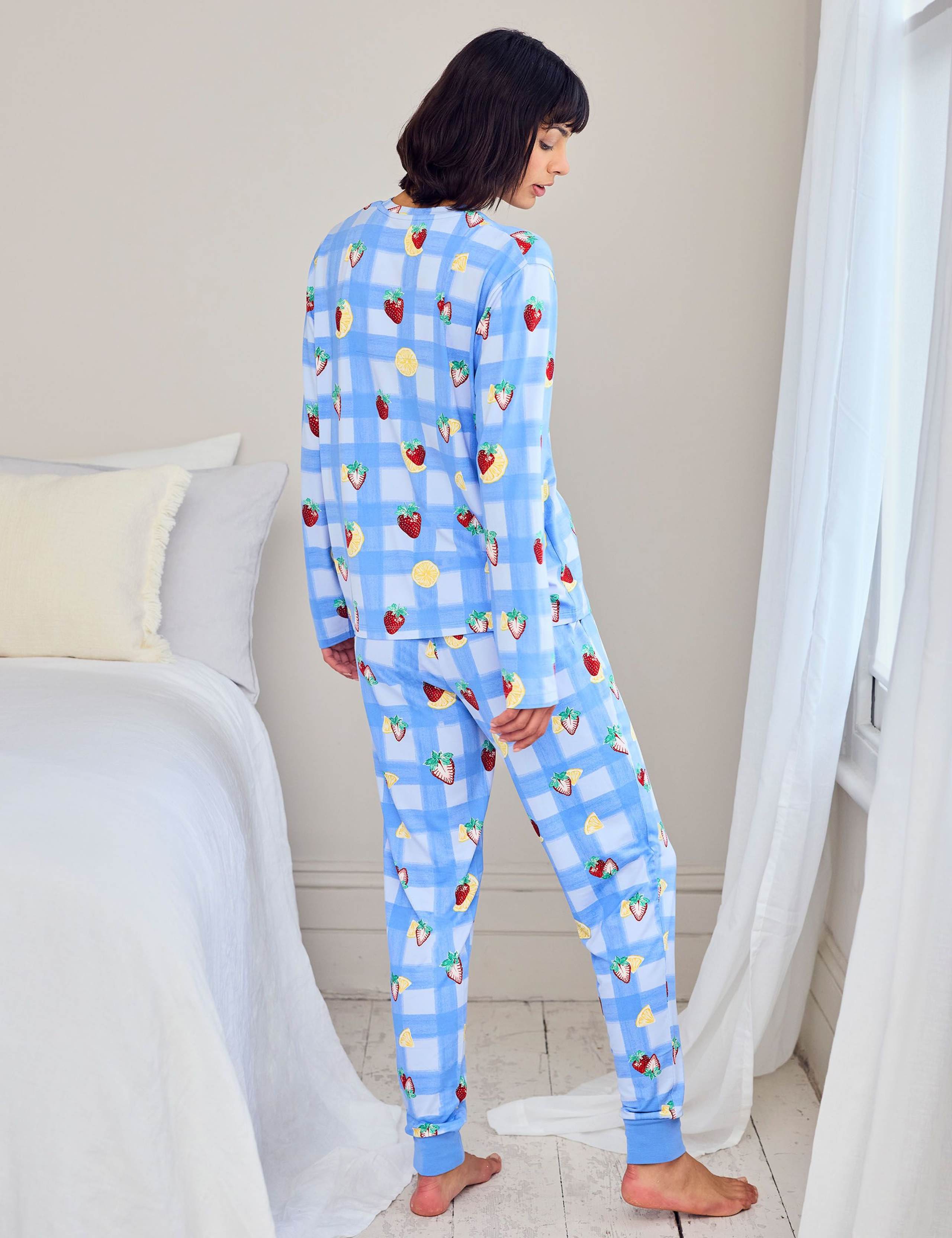 Tall Fruit Print Long Sleeve Pyjama Set 3 of 5